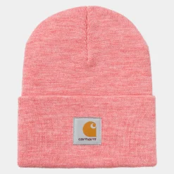 Accessoires|Accessoires>Carhartt WIP Acrylic Watch Hat Dusty Rose Heather