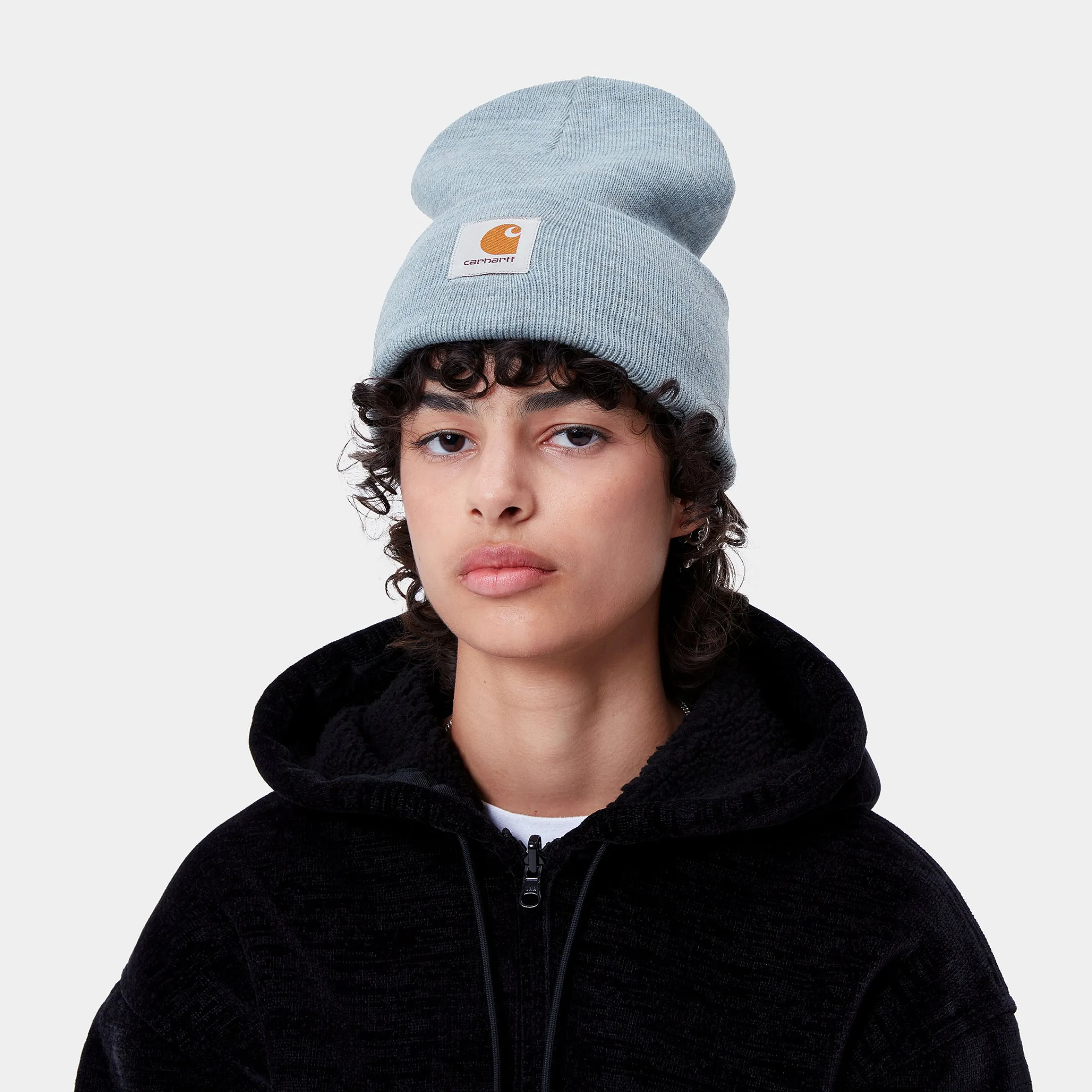 Accessoires|Accessoires>Carhartt WIP Acrylic Watch Hat Dusty Ice Heather