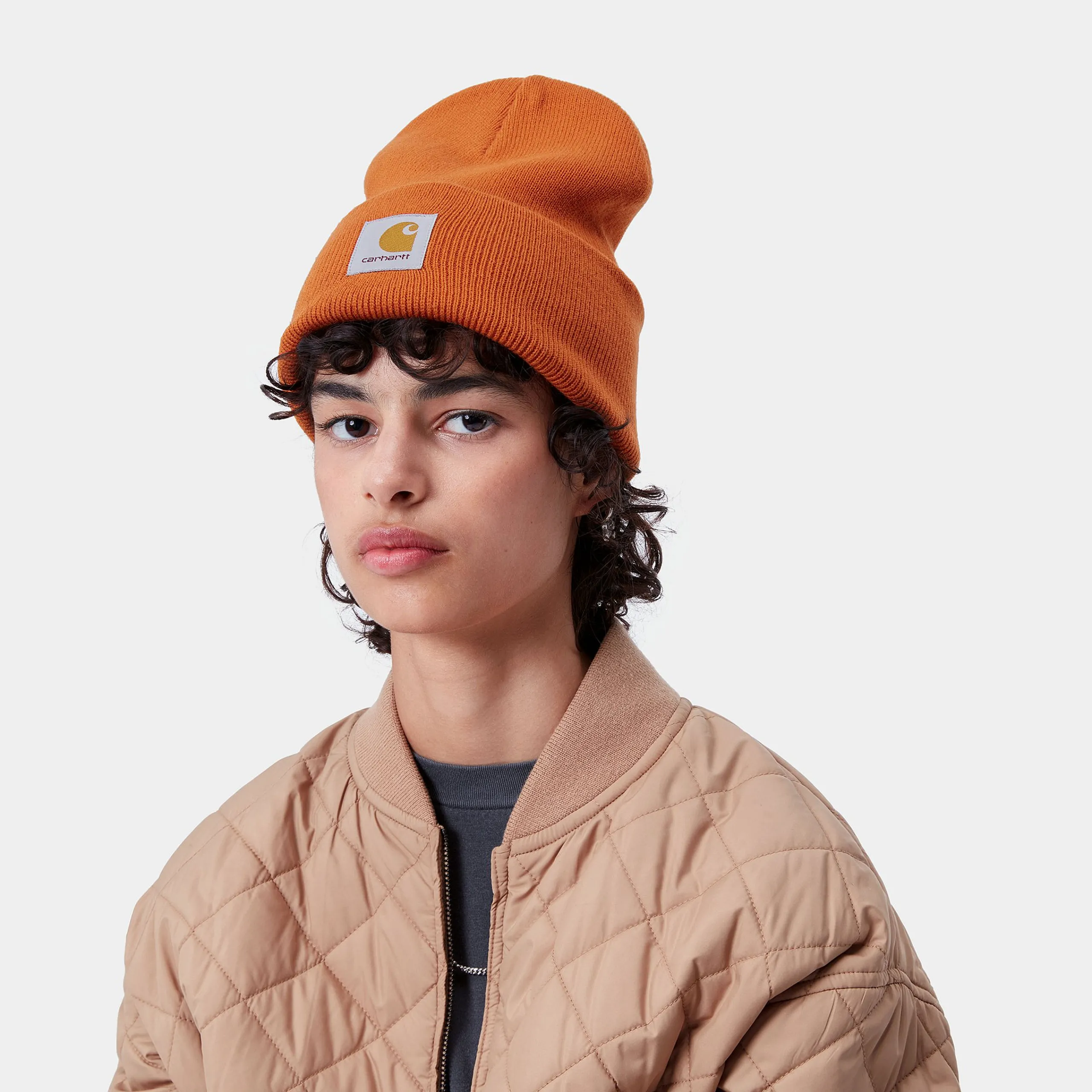 Accessoires|Accessoires>Carhartt WIP Acrylic Watch Hat Turmeric