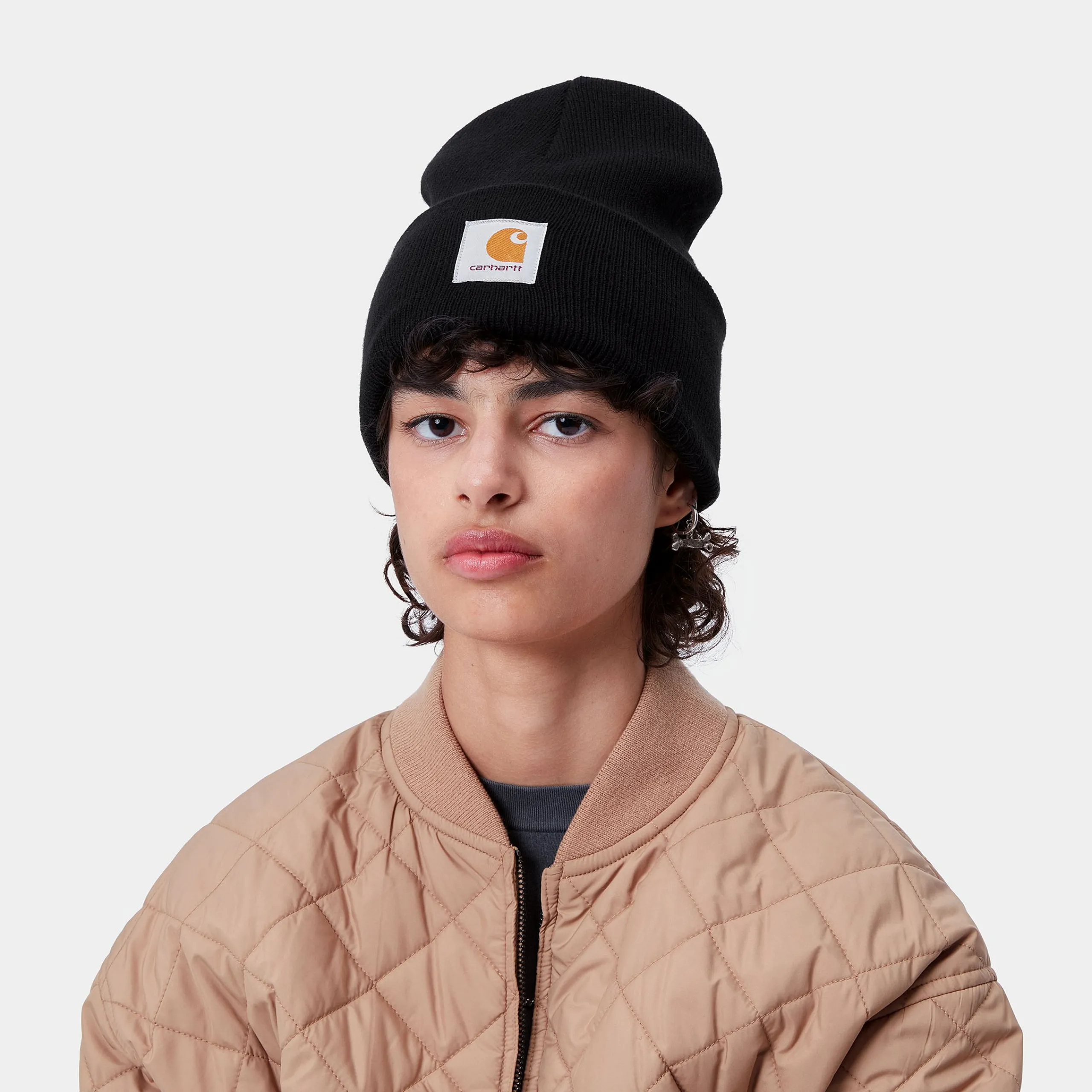 Accessoires|Accessoires>Carhartt WIP Acrylic Watch Hat Black