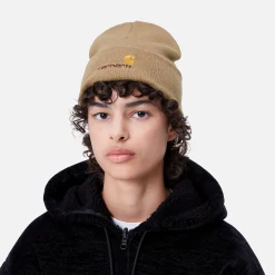 Accessoires|Accessoires>Carhartt WIP American Script Beanie Peanut