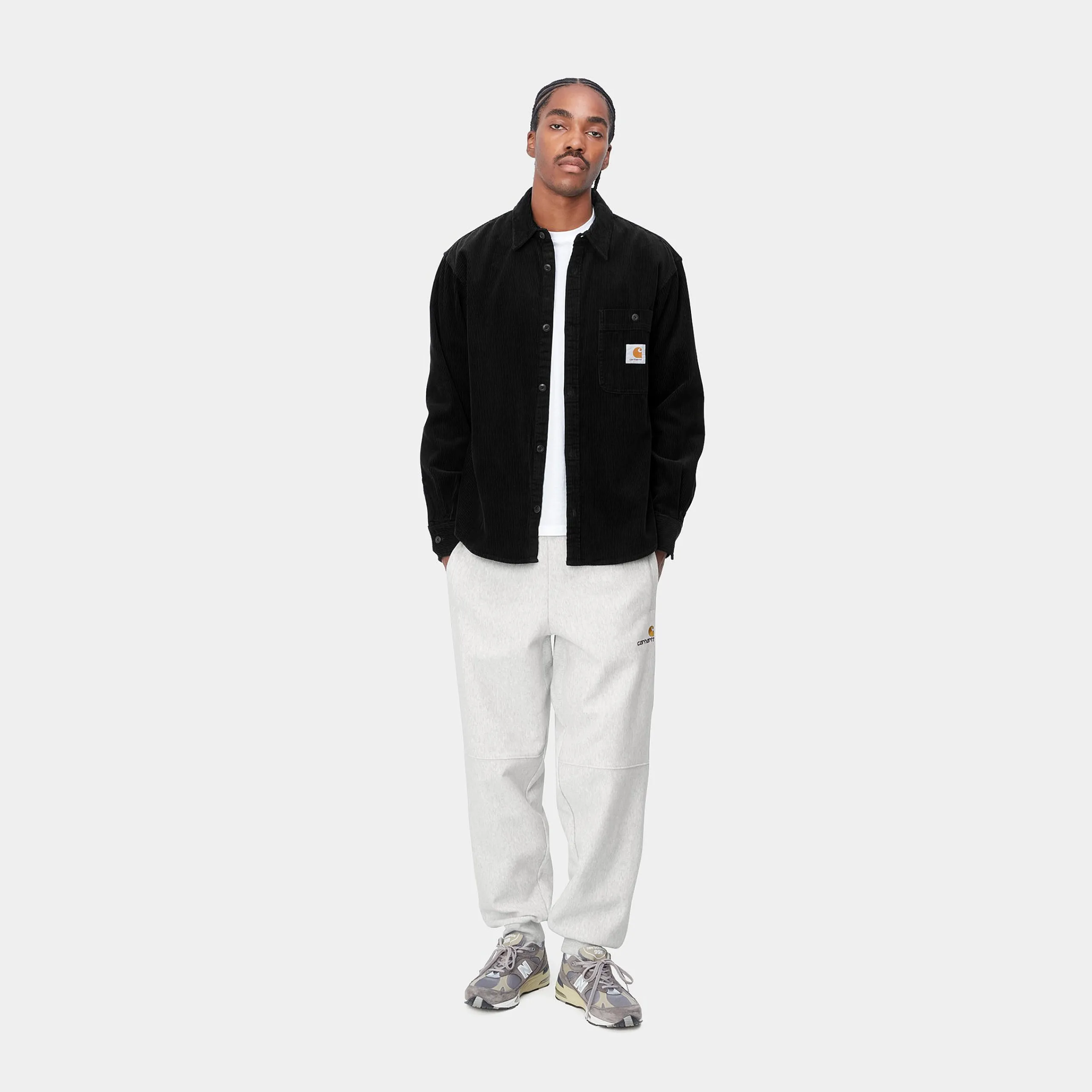 Sweats|Hosen>Carhartt WIP American Script Jogging Pant Ash Heather