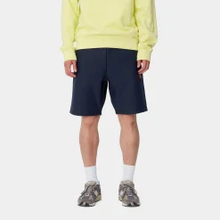 Sweats|Shorts & Badehosen>Carhartt WIP American Script Sweat Short Air Force Blue