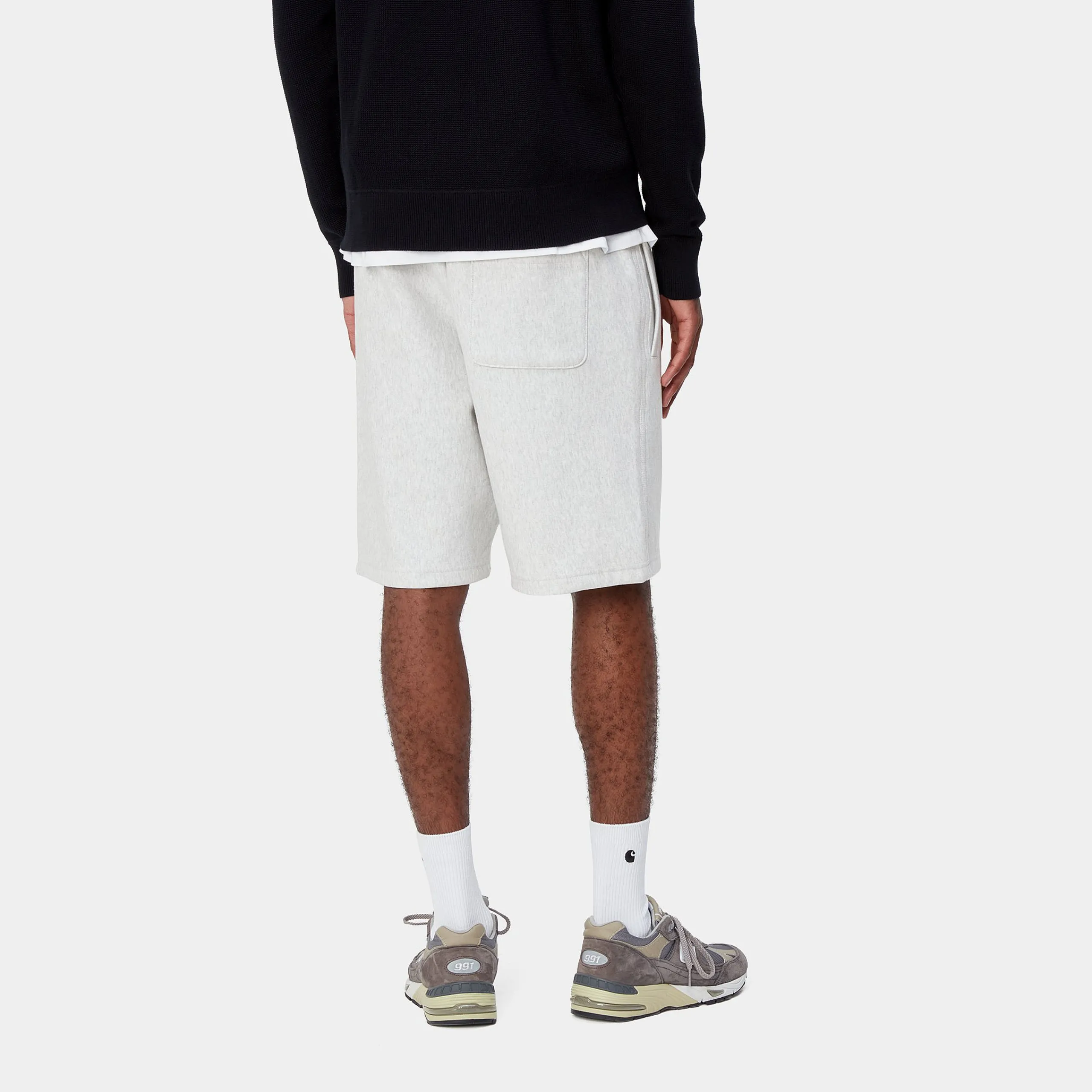 Sweats|Shorts & Badehosen>Carhartt WIP American Script Sweat Short Ash Heather