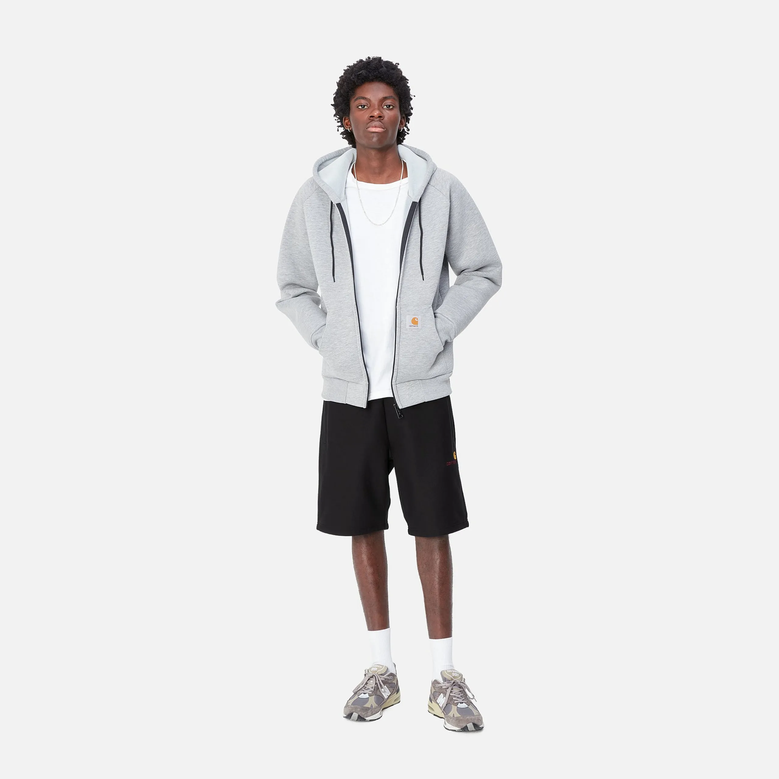 Sweats|Shorts & Badehosen>Carhartt WIP American Script Sweat Short Black