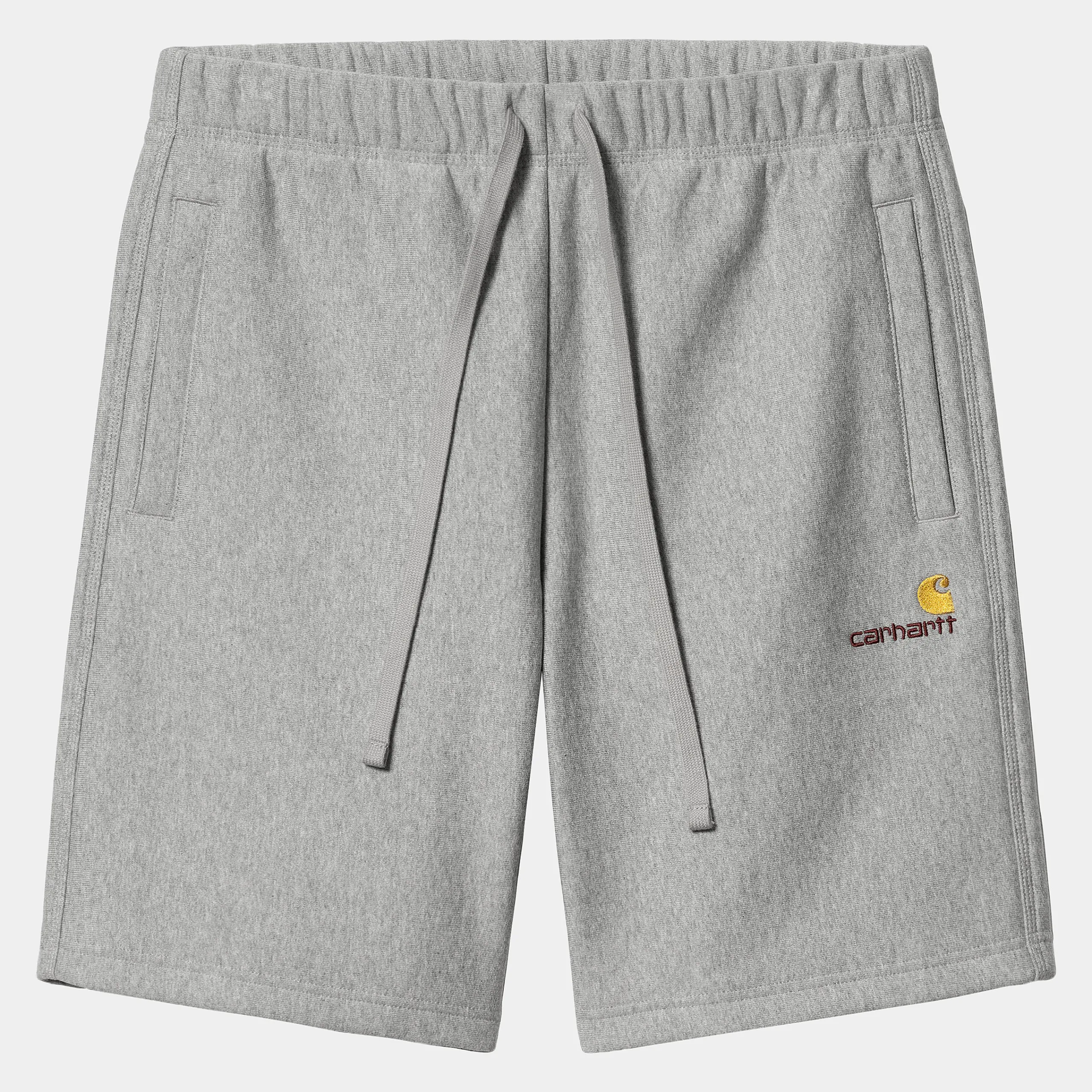 Sweats|Shorts & Badehosen>Carhartt WIP American Script Sweat Short Grey Heather