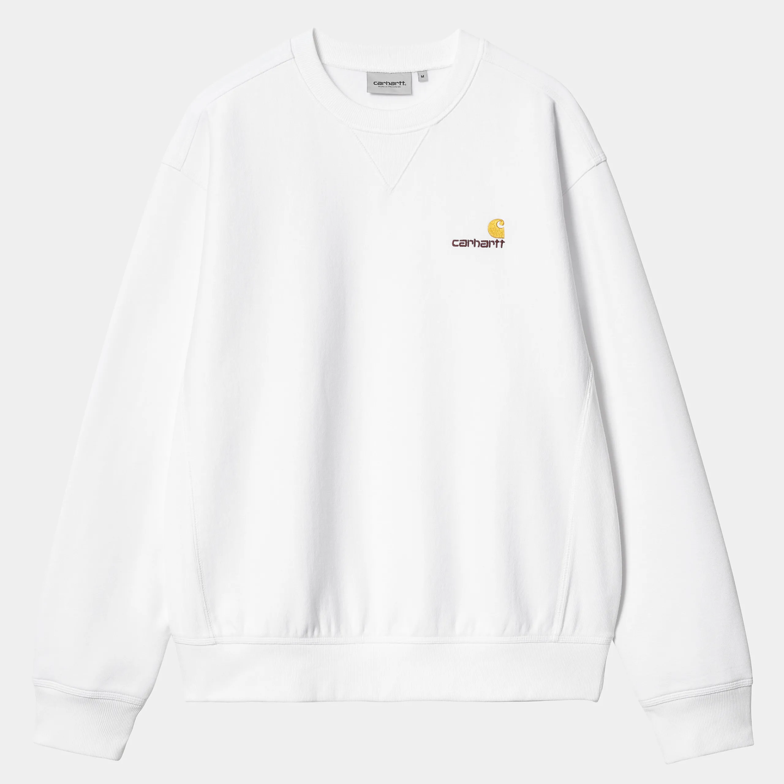 Sweats>Carhartt WIP American Script Sweatshirt White
