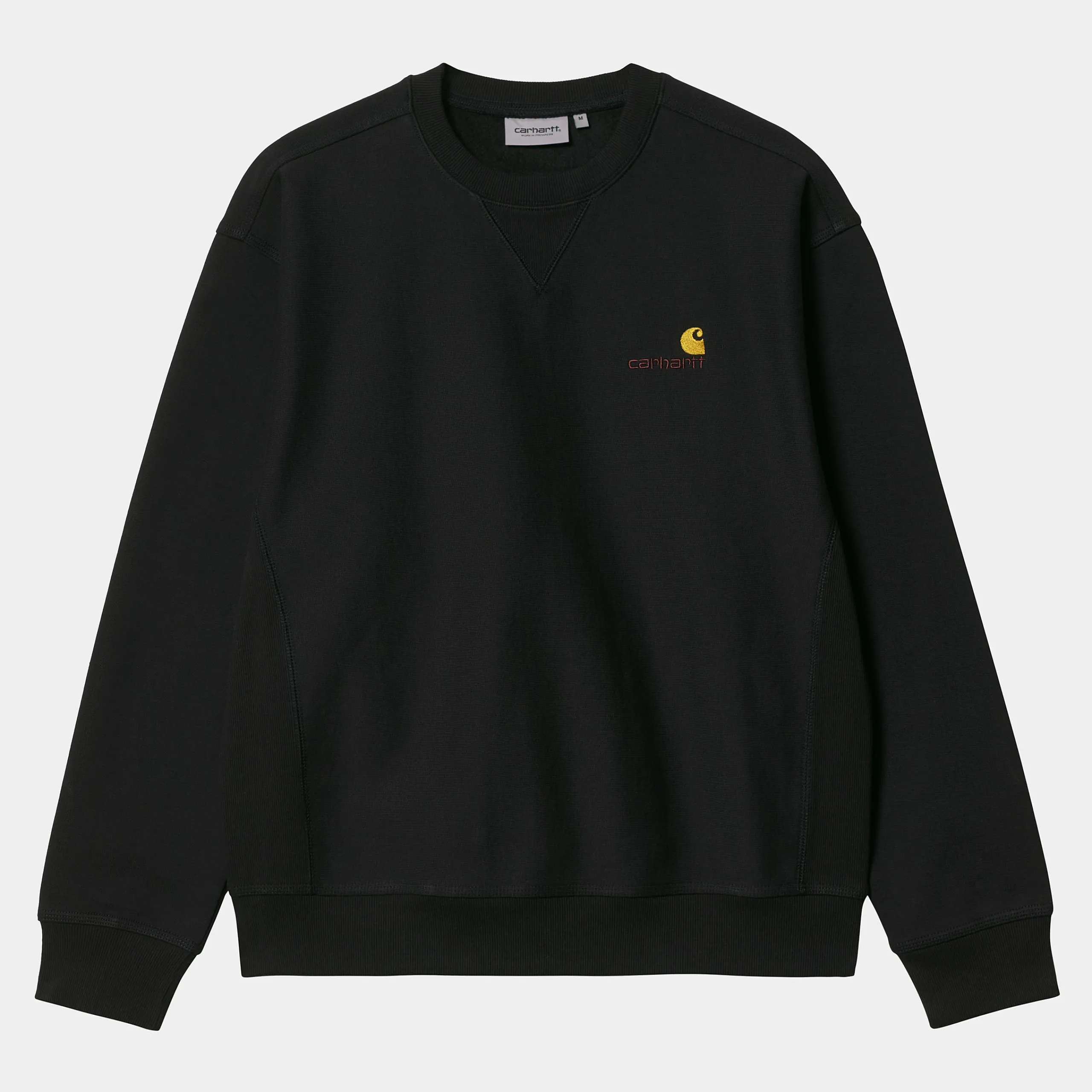 Sweats>Carhartt WIP American Script Sweatshirt Black