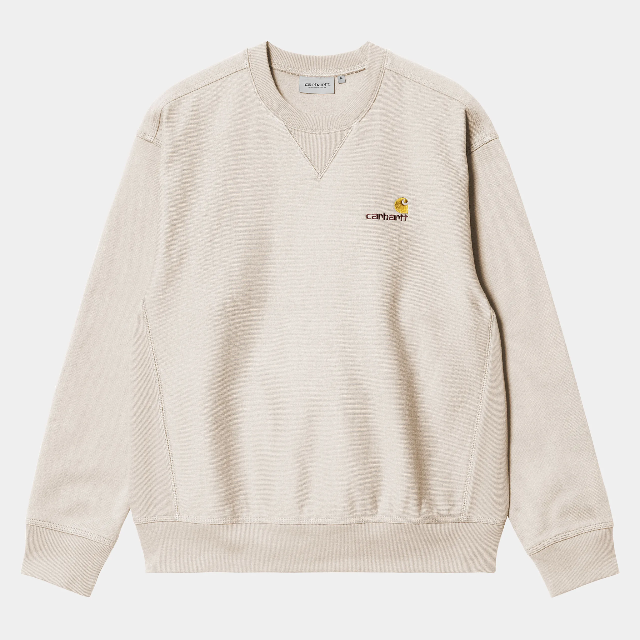 Sweats>Carhartt WIP American Script Sweatshirt Moonbeam