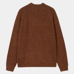 Strick>Carhartt WIP Anglistic Sweater Speckled Offroad