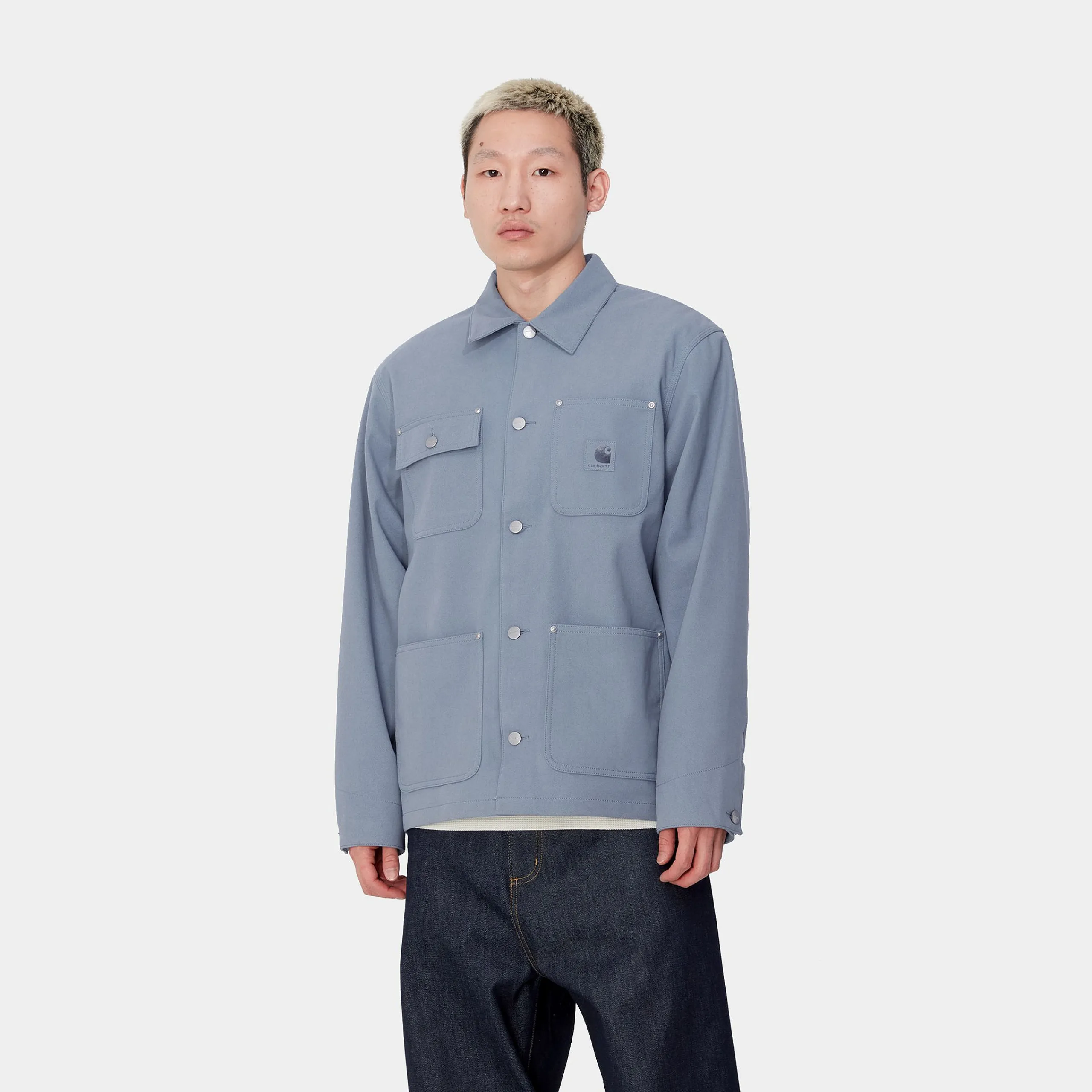 Jacken & Mäntel>Carhartt WIP Artificial Suede Michigan Coat Dove Grey