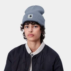 Accessoires|Accessoires>Carhartt WIP Ashley Beanie Charm Blue