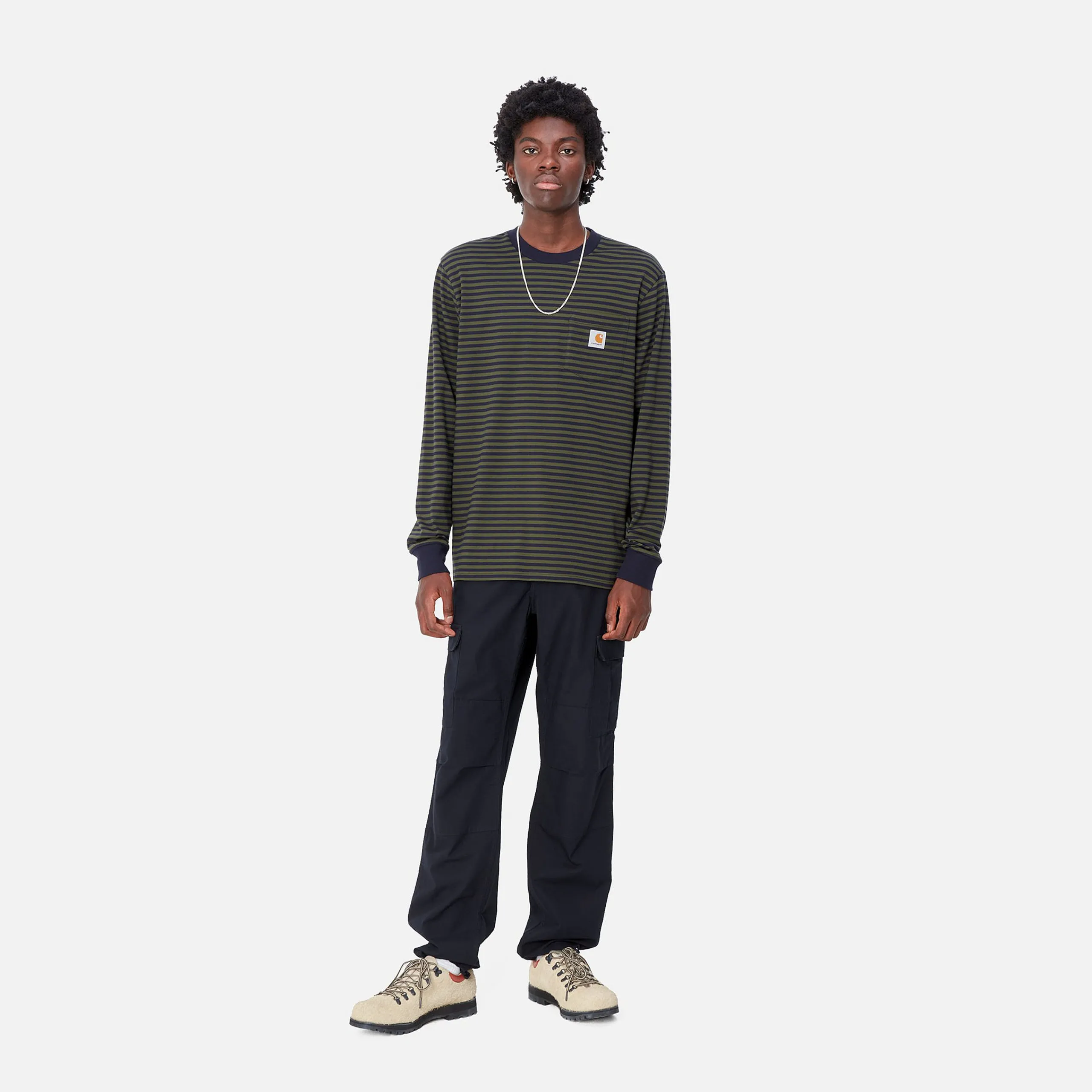 Hosen>Carhartt WIP Aviation Pant Dark Navy