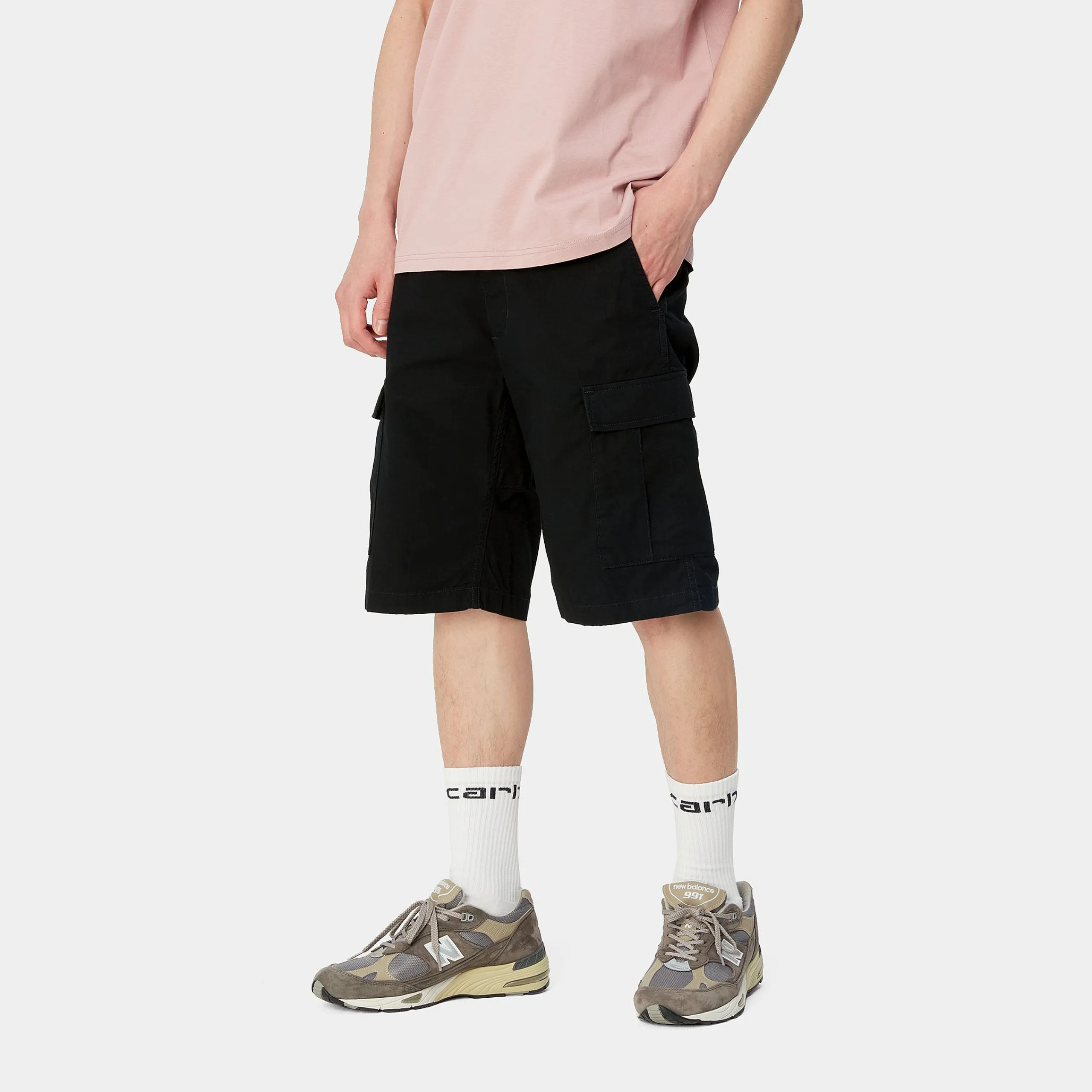 Shorts & Badehosen>Carhartt WIP Aviation Short Black