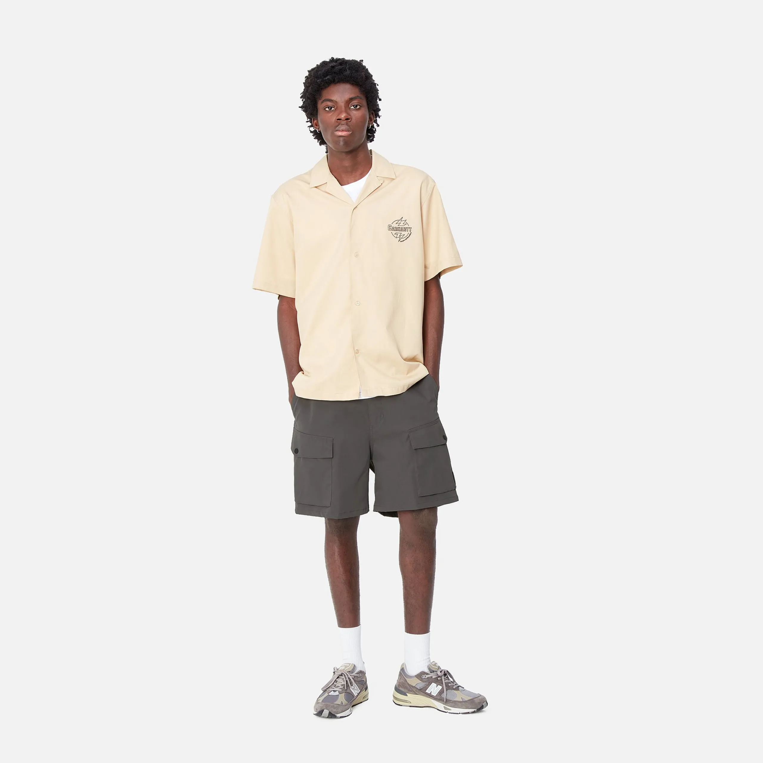 Shorts & Badehosen>Carhartt WIP Balto Short Graphite