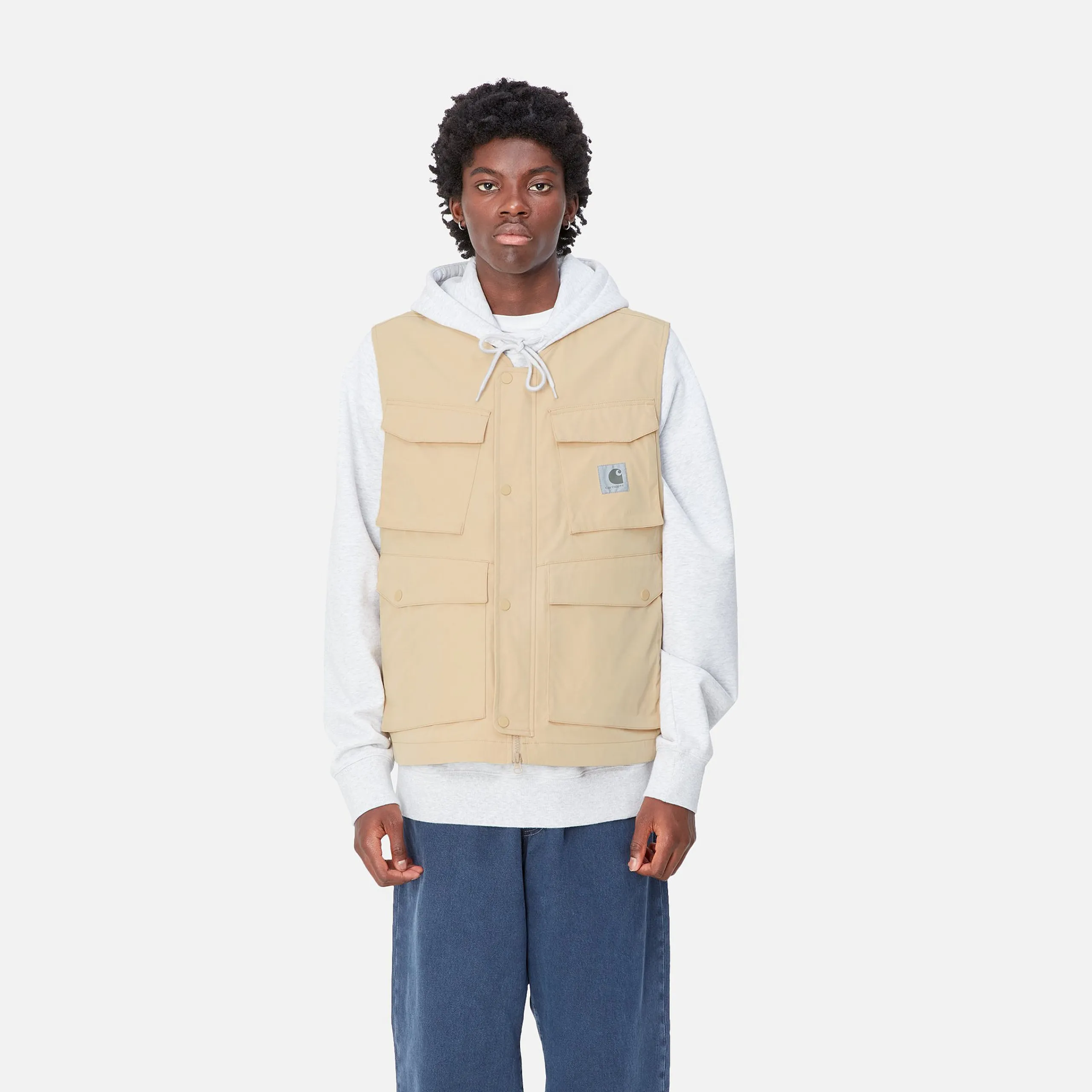 Jacken & Mäntel>Carhartt WIP Balto Vest Cornsilk