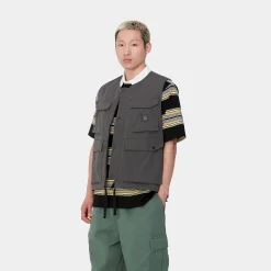 Jacken & Mäntel>Carhartt WIP Balto Vest Graphite