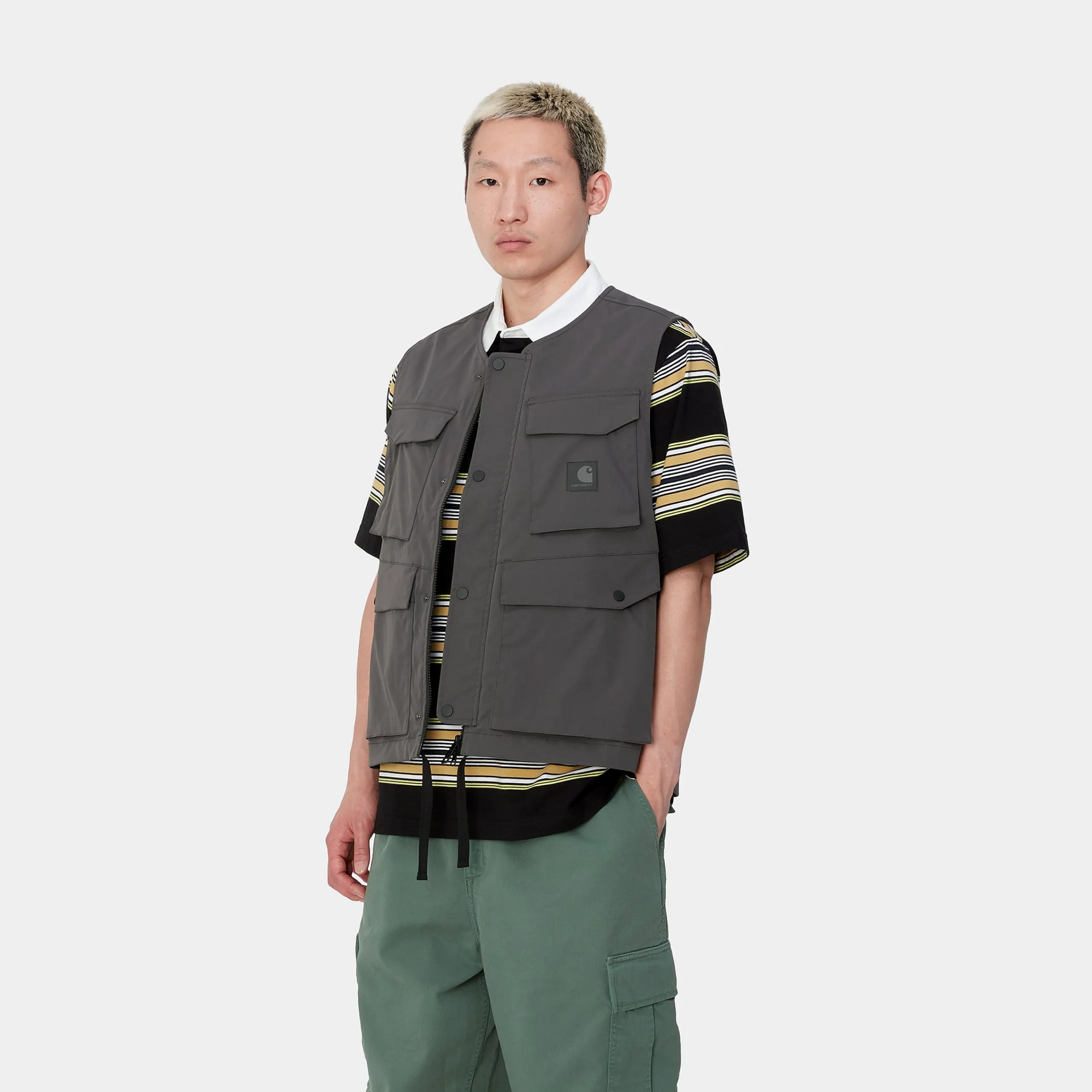 Jacken & Mäntel>Carhartt WIP Balto Vest Graphite