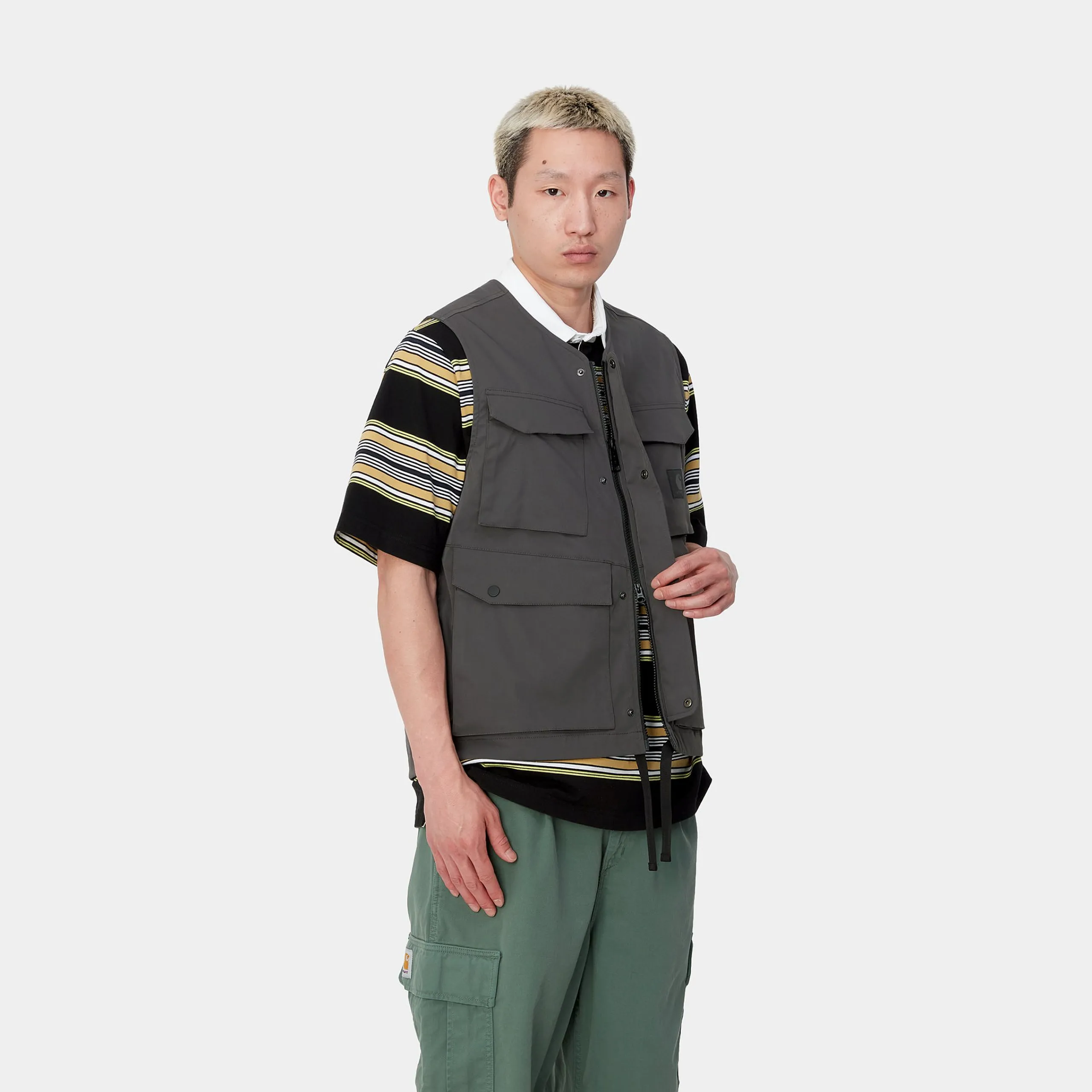 Jacken & Mäntel>Carhartt WIP Balto Vest Graphite