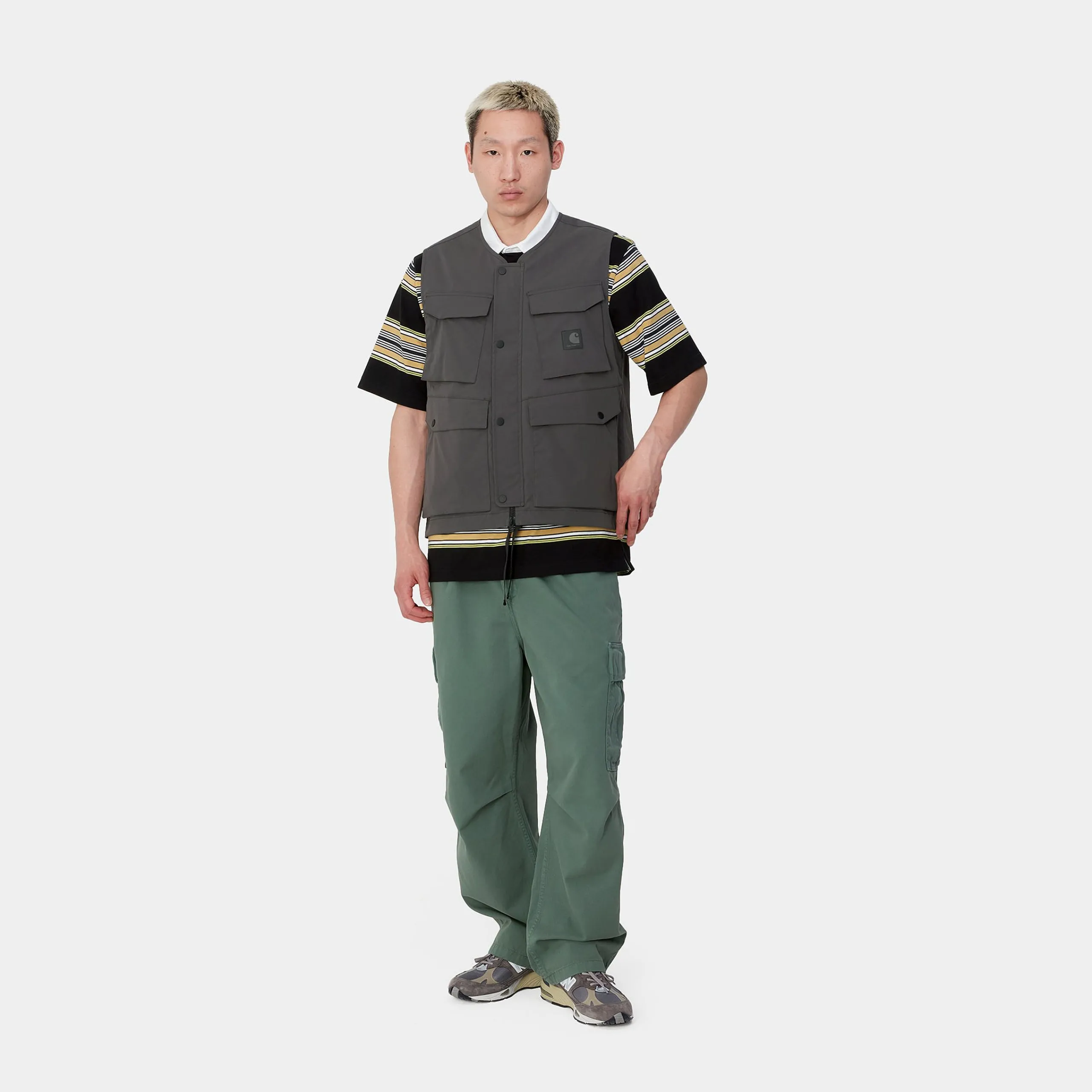Jacken & Mäntel>Carhartt WIP Balto Vest Graphite