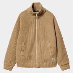 Strick>Carhartt WIP Banley Sweater Jacket Peanut