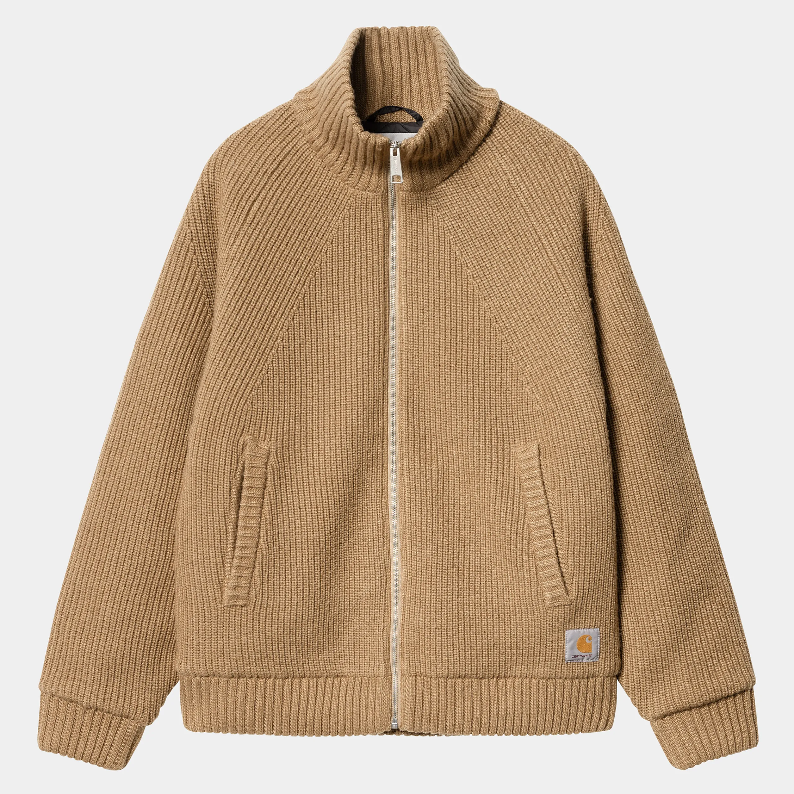 Strick>Carhartt WIP Banley Sweater Jacket Peanut