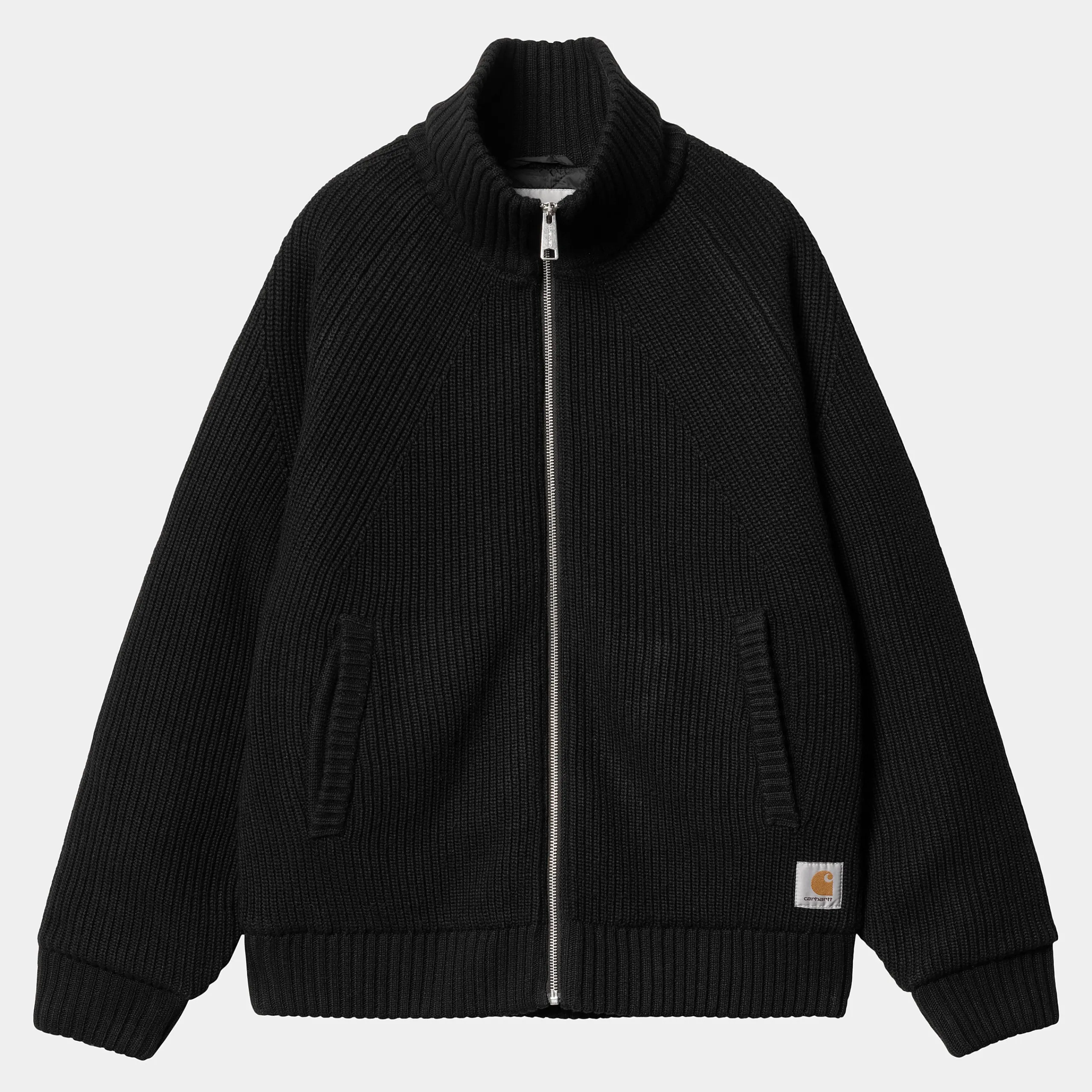 Strick>Carhartt WIP Banley Sweater Jacket Black