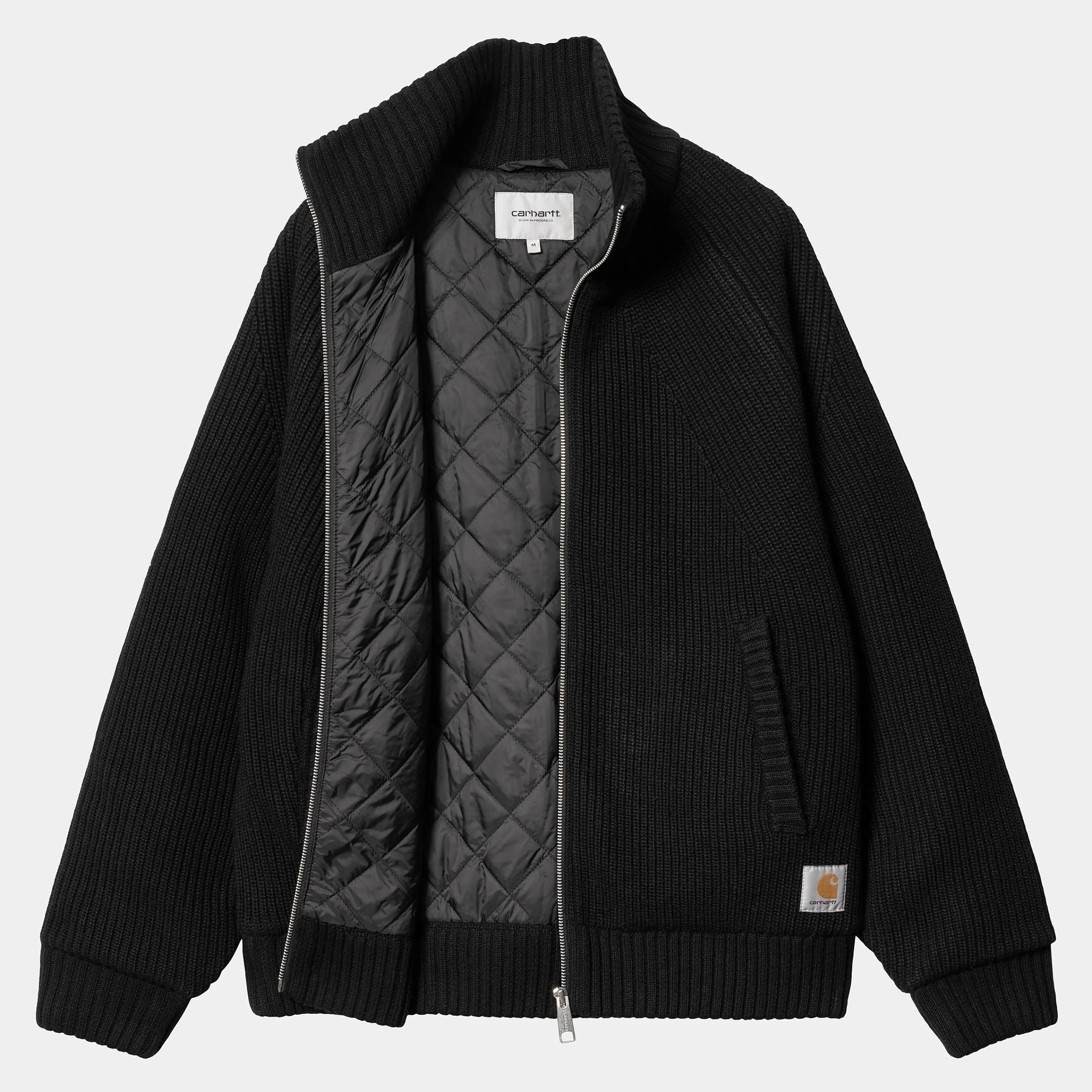 Strick>Carhartt WIP Banley Sweater Jacket Black