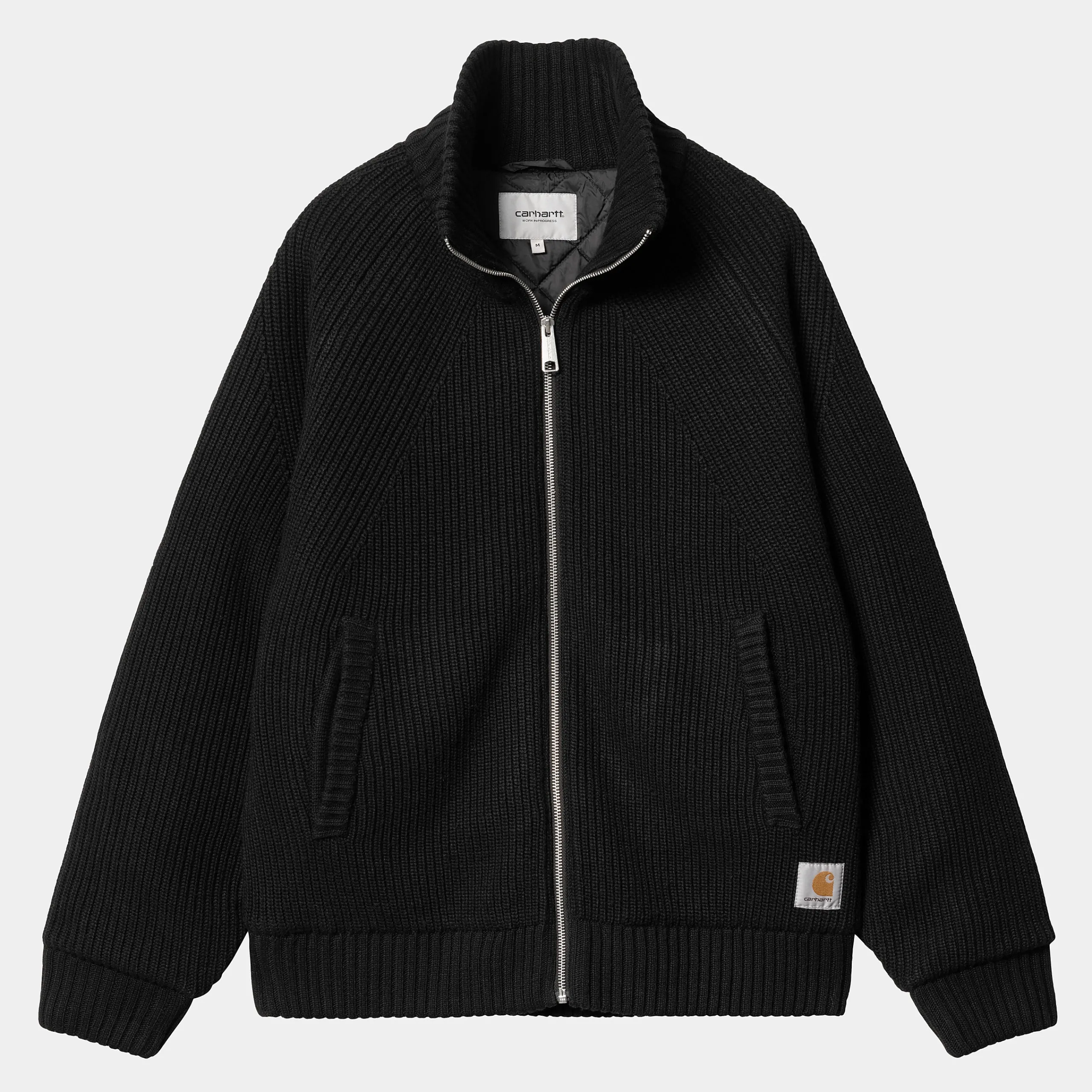 Strick>Carhartt WIP Banley Sweater Jacket Black