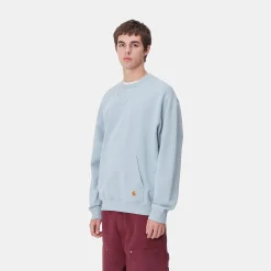 Sweats>Carhartt WIP Billy Sweat Misty Sky