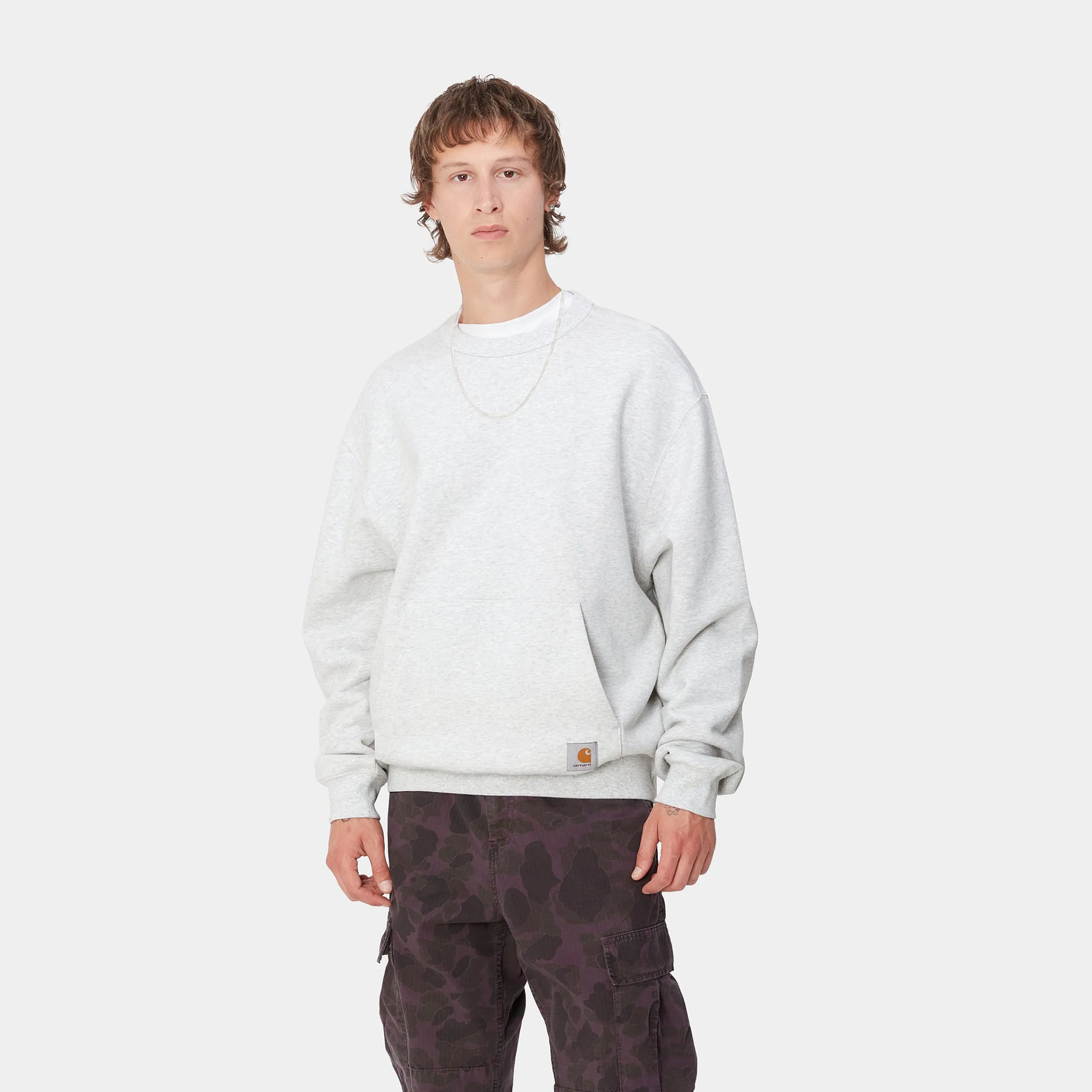 Sweats>Carhartt WIP Billy Sweat Ash Heather