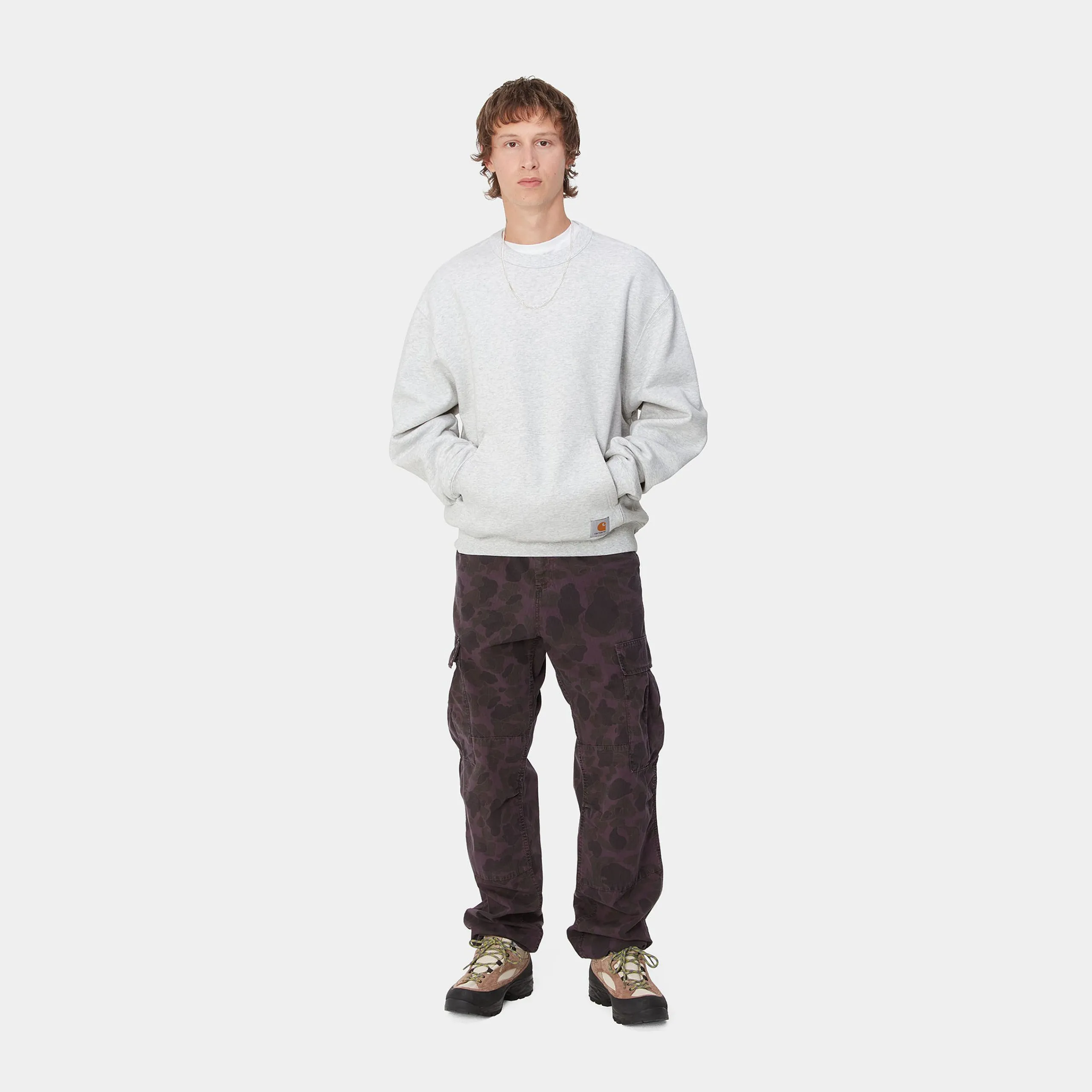 Sweats>Carhartt WIP Billy Sweat Ash Heather