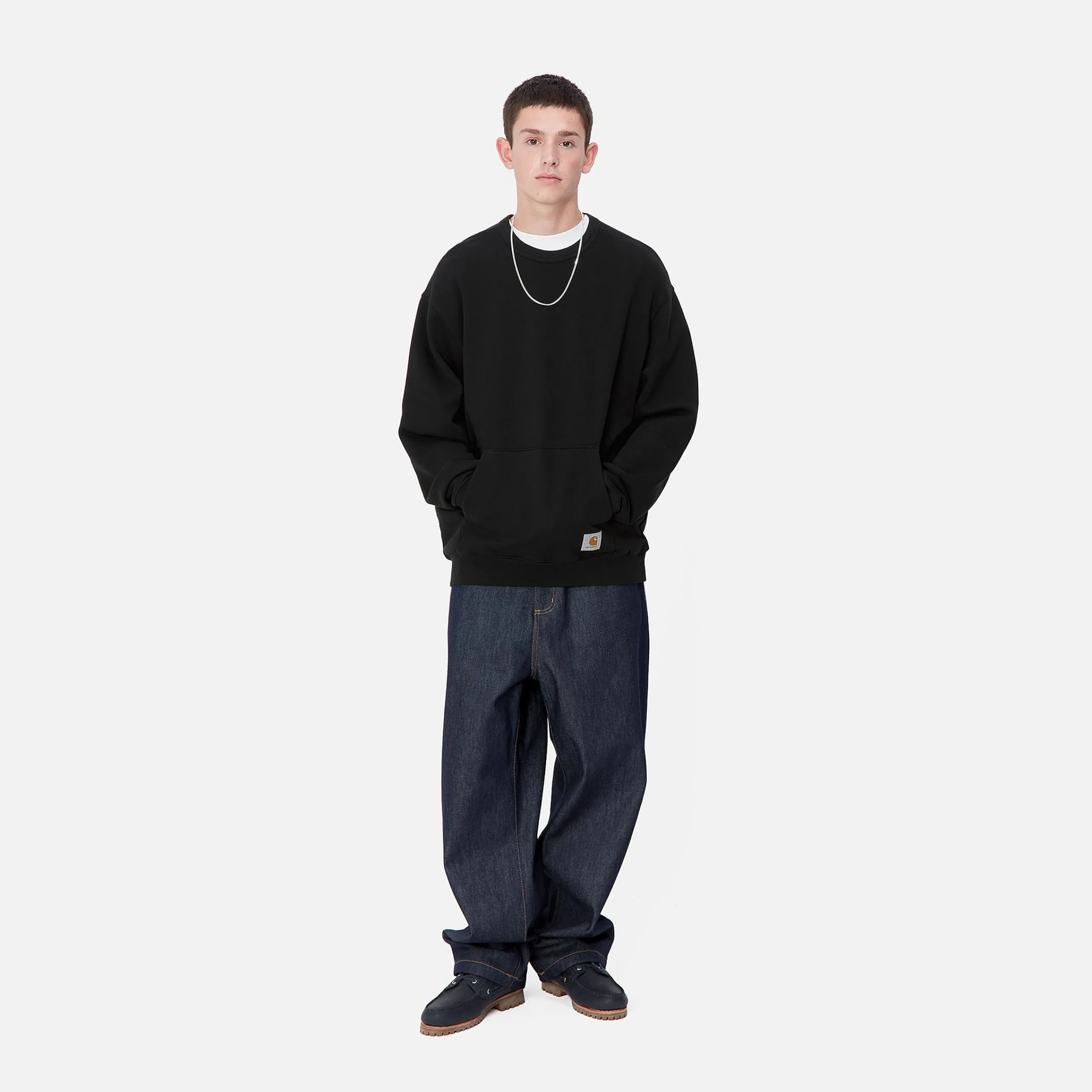 Sweats>Carhartt WIP Billy Sweat Black