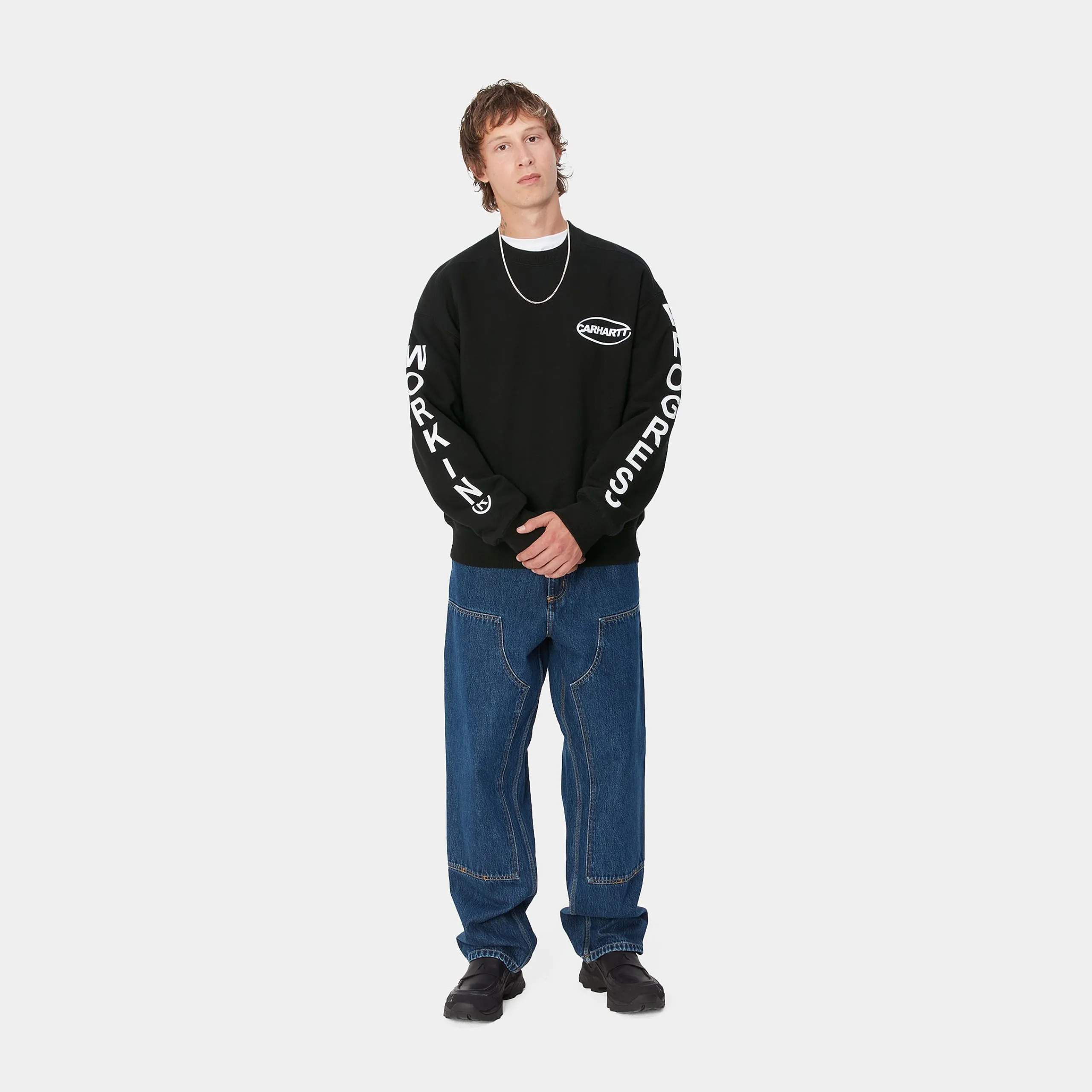 Sweats>Carhartt WIP Body Of Work Sweat Black / White