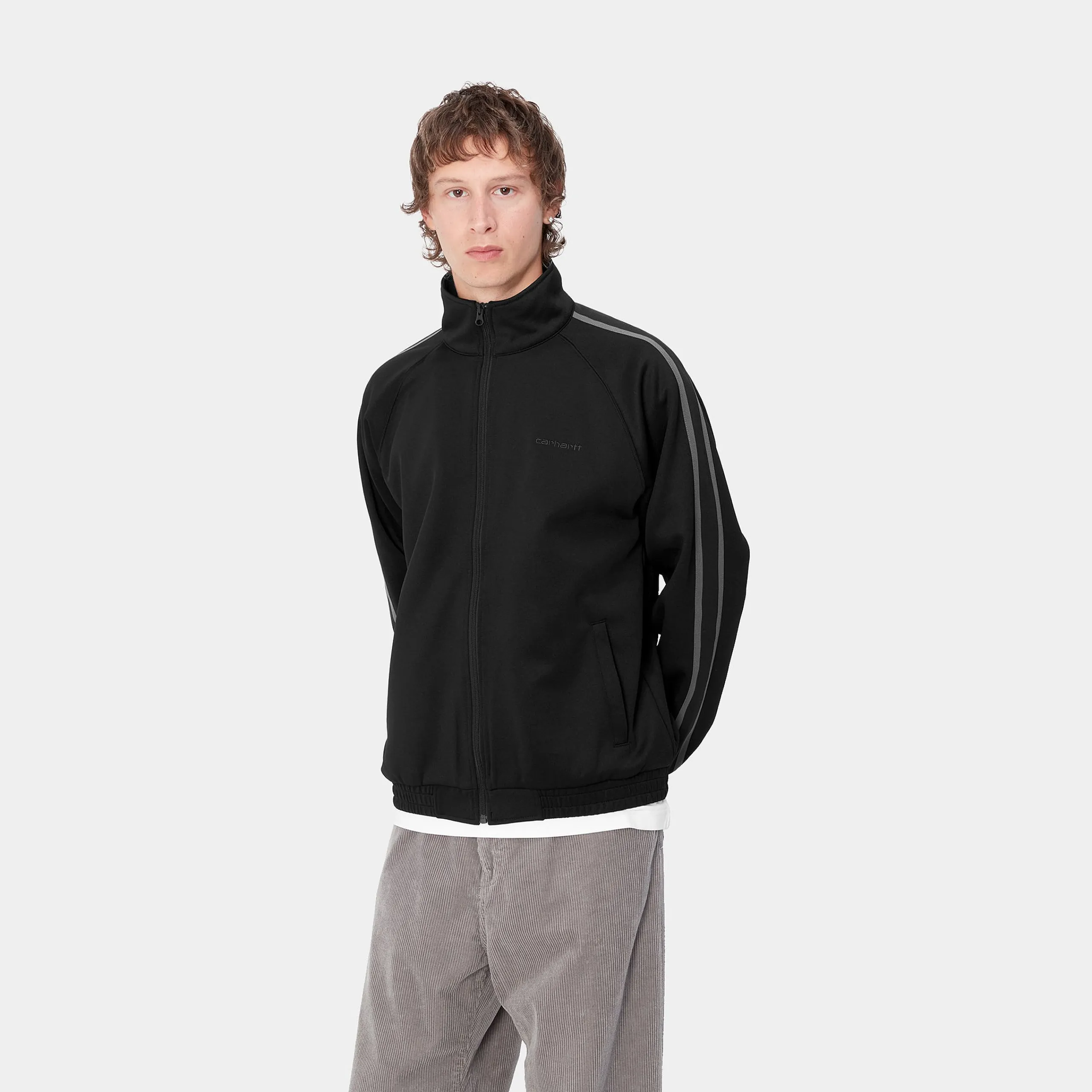 Sweats>Carhartt WIP Bolan Jacket Black / Graphite