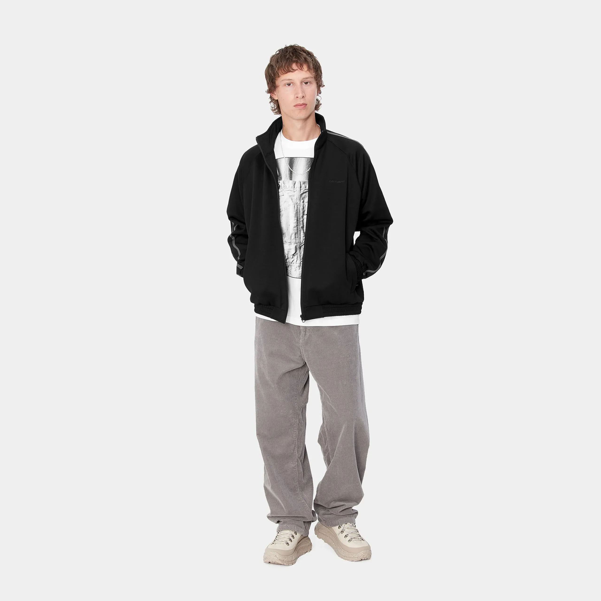 Sweats>Carhartt WIP Bolan Jacket Black / Graphite
