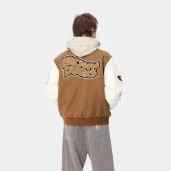 Jacken & Mäntel>Carhartt WIP Brown Ducks Bomber Hamilton Brown / Wax