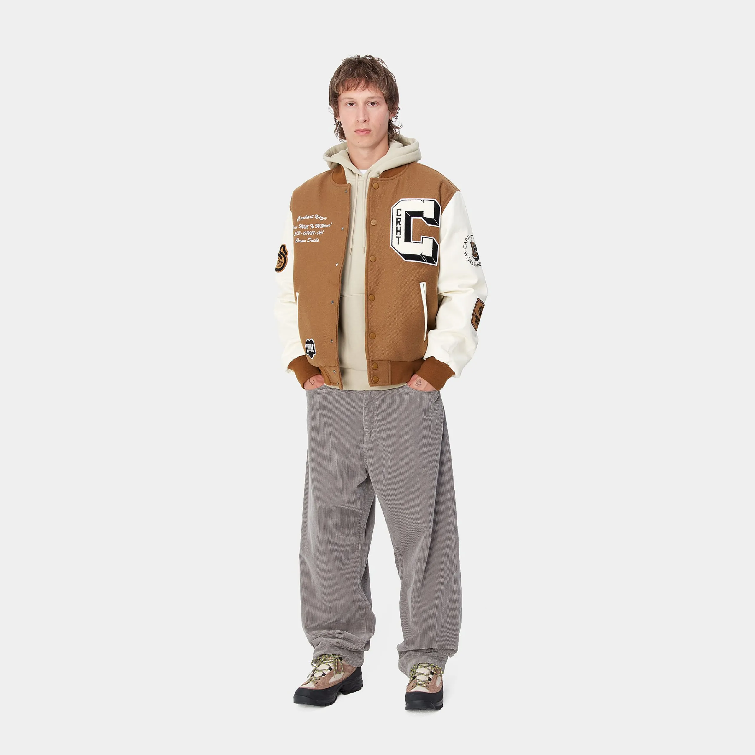 Jacken & Mäntel>Carhartt WIP Brown Ducks Bomber Hamilton Brown / Wax
