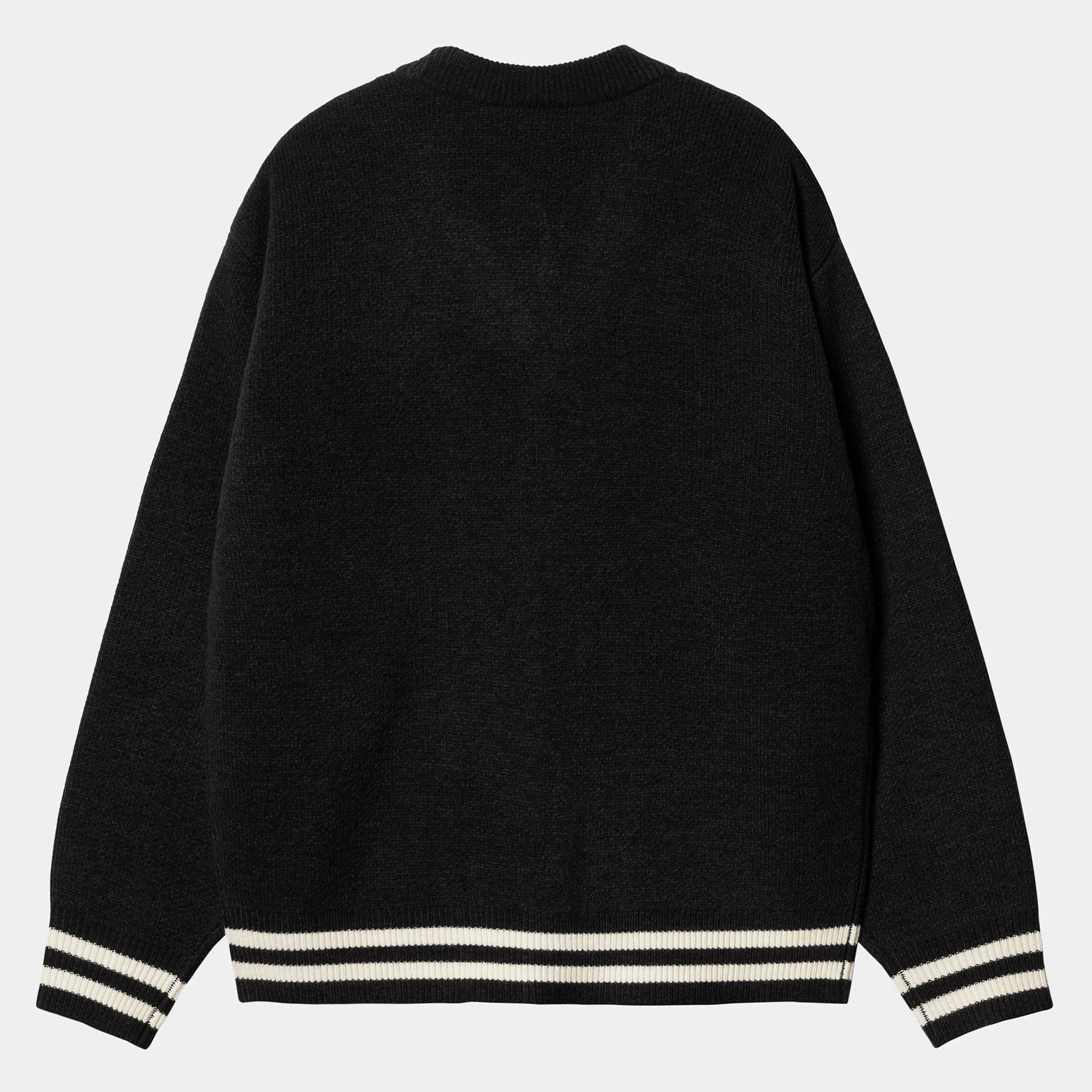 Strick>Carhartt WIP Brown Ducks Cardigan Black / Wax