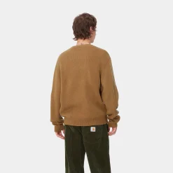 Strick>Carhartt WIP Brown Ducks Sweater Hamilton Brown