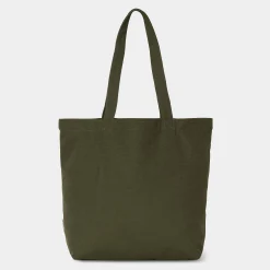 Accessoires|Accessoires>Carhartt WIP Canvas Graphic Tote Basics Print, Office Green