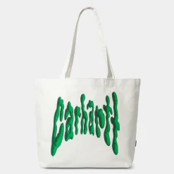 Accessoires|Accessoires>Carhartt WIP Canvas Graphic Tote Goo Print, Wax