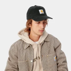 Accessoires|Accessoires>Carhartt WIP Canvas 6-Panel Cap Black/White