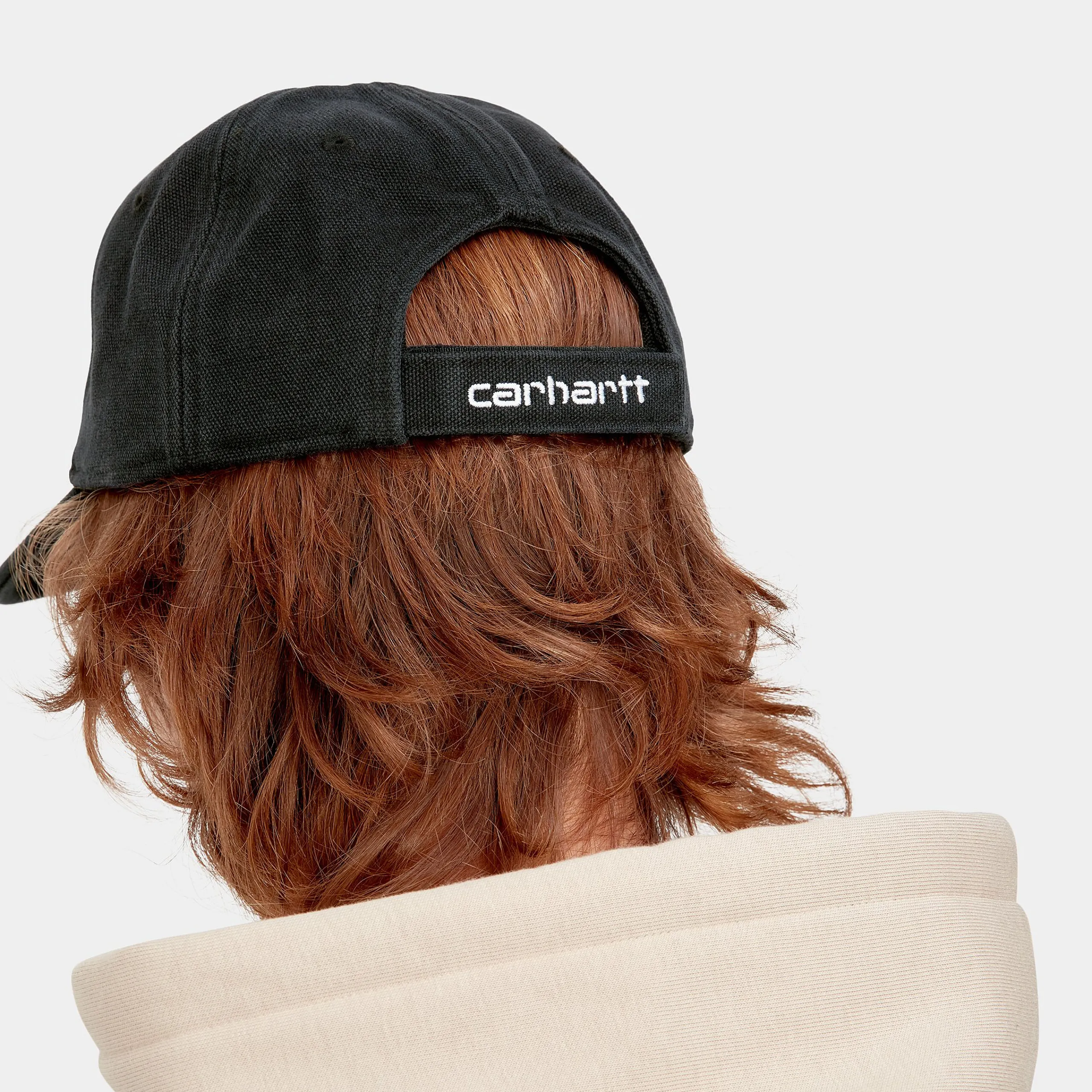 Accessoires|Accessoires>Carhartt WIP Canvas 6-Panel Cap Black/White
