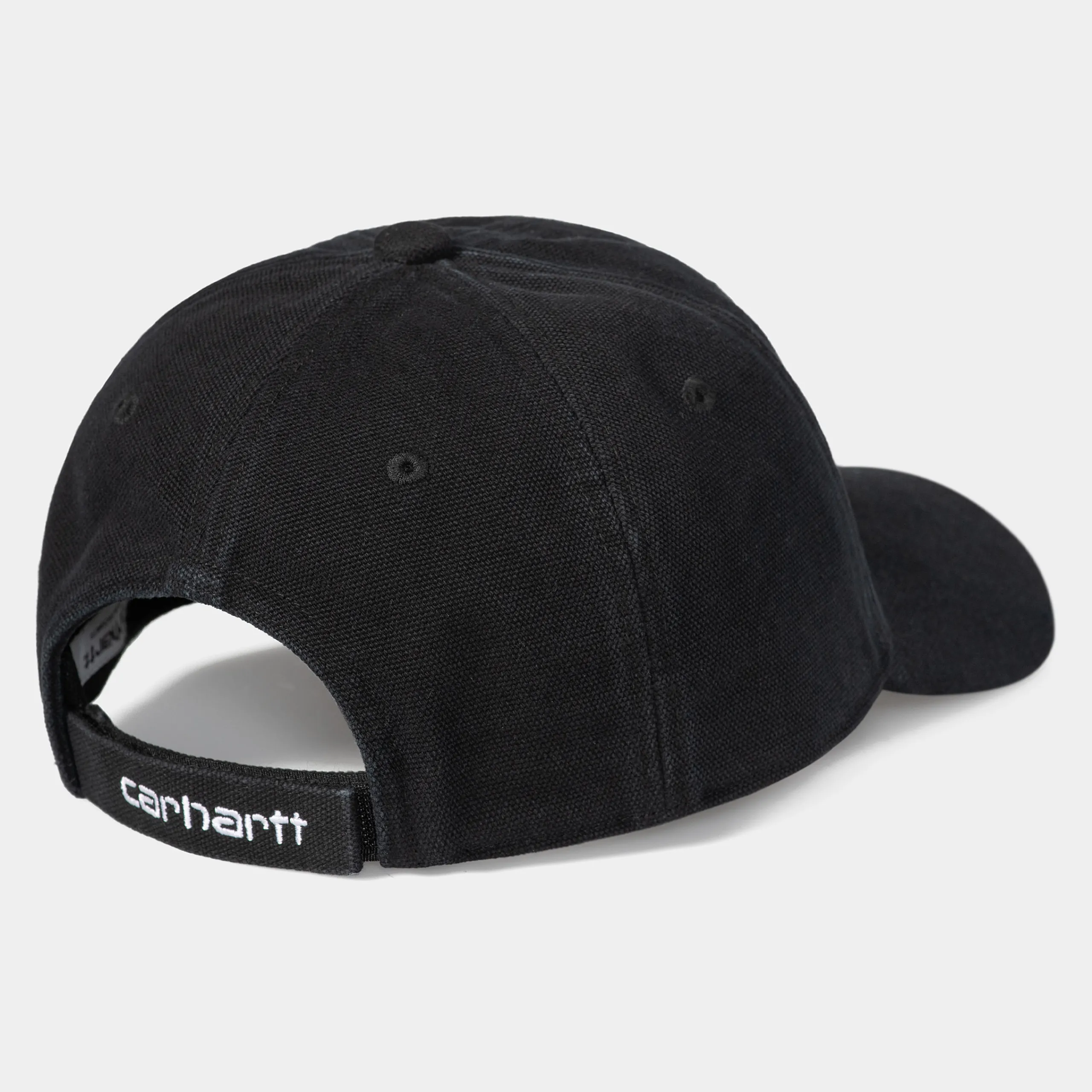 Accessoires|Accessoires>Carhartt WIP Canvas 6-Panel Cap Black/White