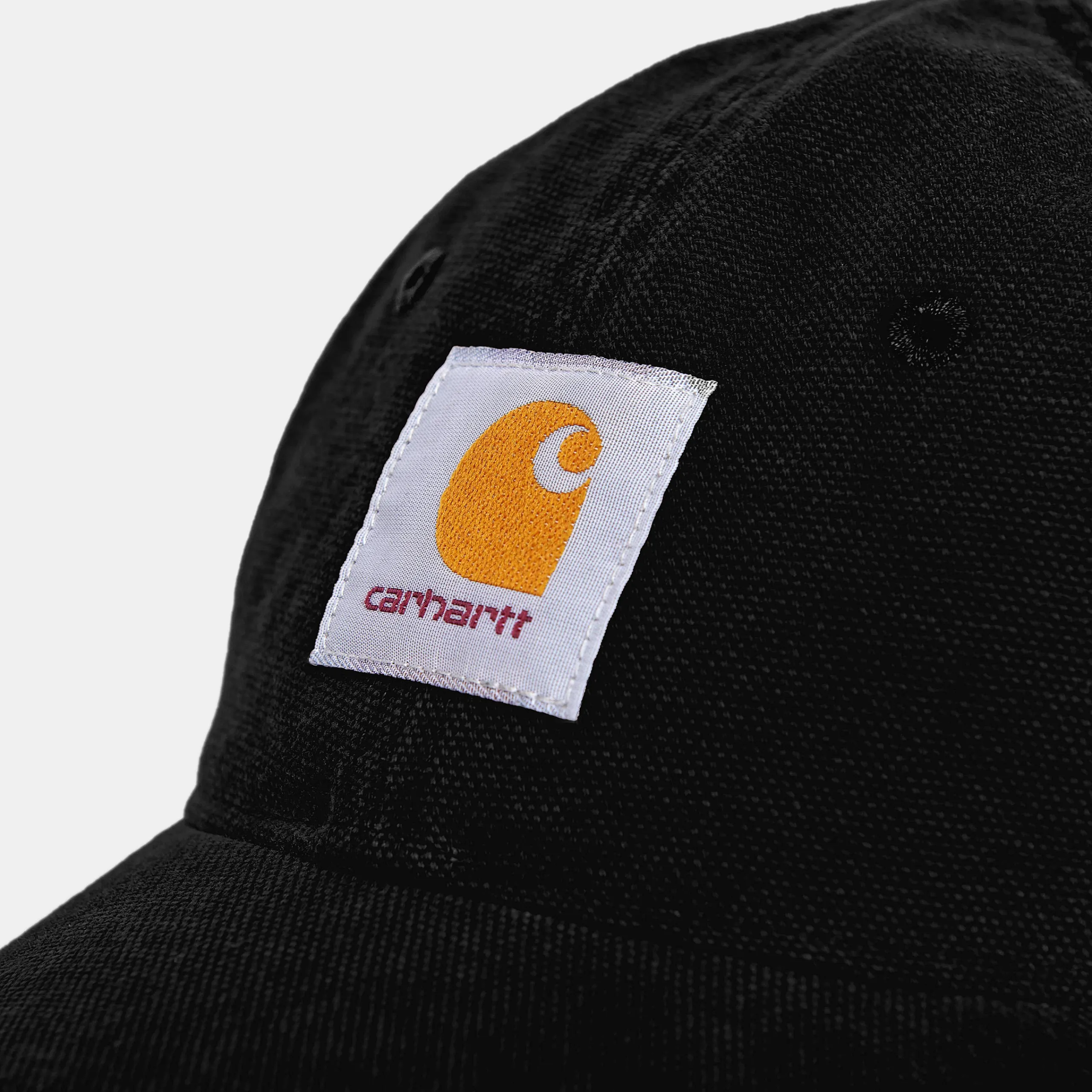 Accessoires|Accessoires>Carhartt WIP Canvas 6-Panel Cap Black/White