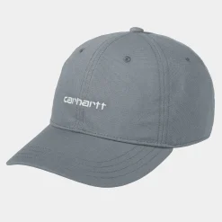 Accessoires|Accessoires>Carhartt WIP Canvas Script Cap Dove Grey / Wax