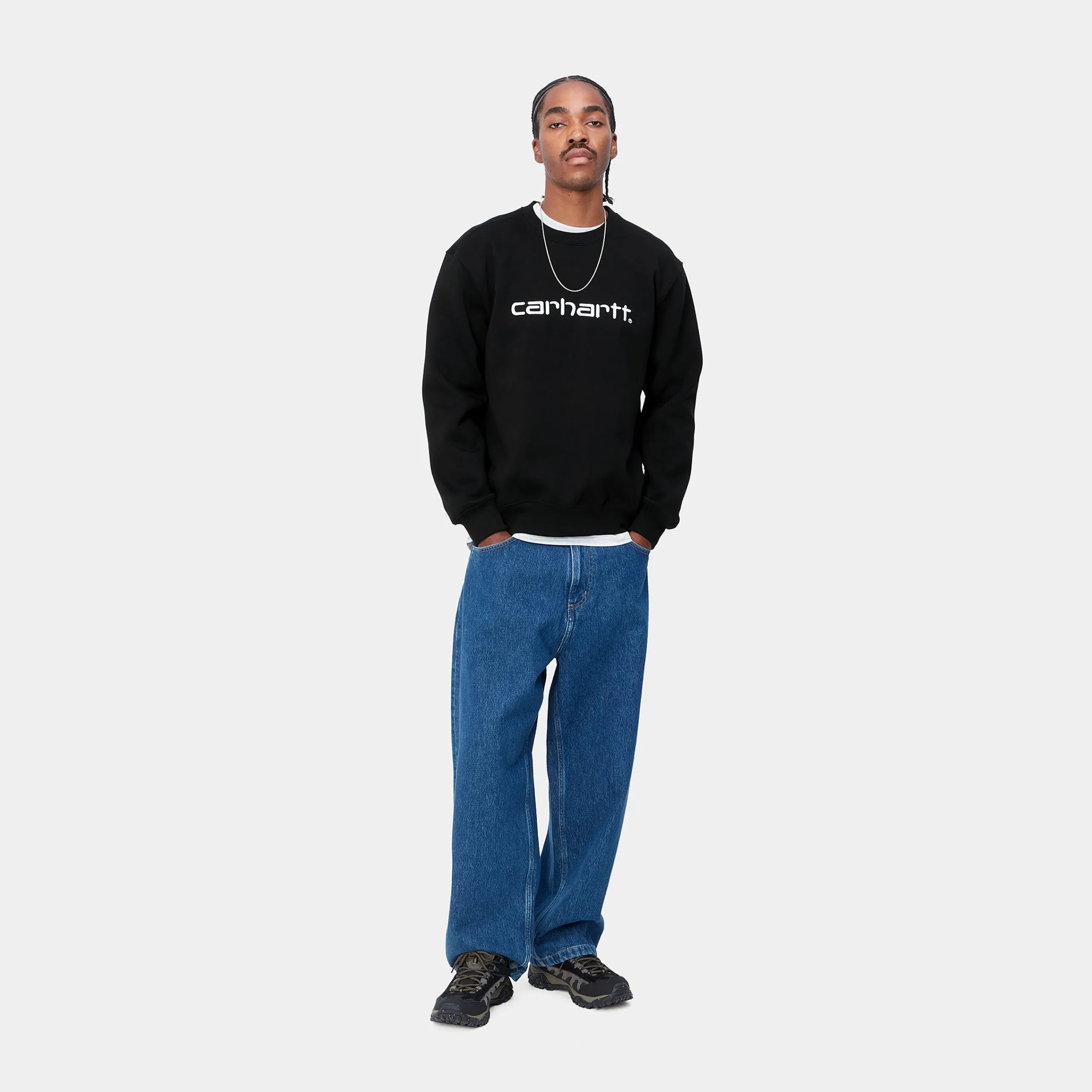 Sweats>Carhartt WIP Carhartt Sweatshirt Black / White