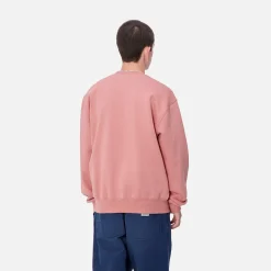 Sweats>Carhartt WIP Carhartt Sweatshirt Dusty Rose / Sycamore Tree