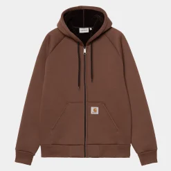 Jacken & Mäntel|Sweats>Carhartt WIP Car-Lux Hooded Jacket Offroad / Black
